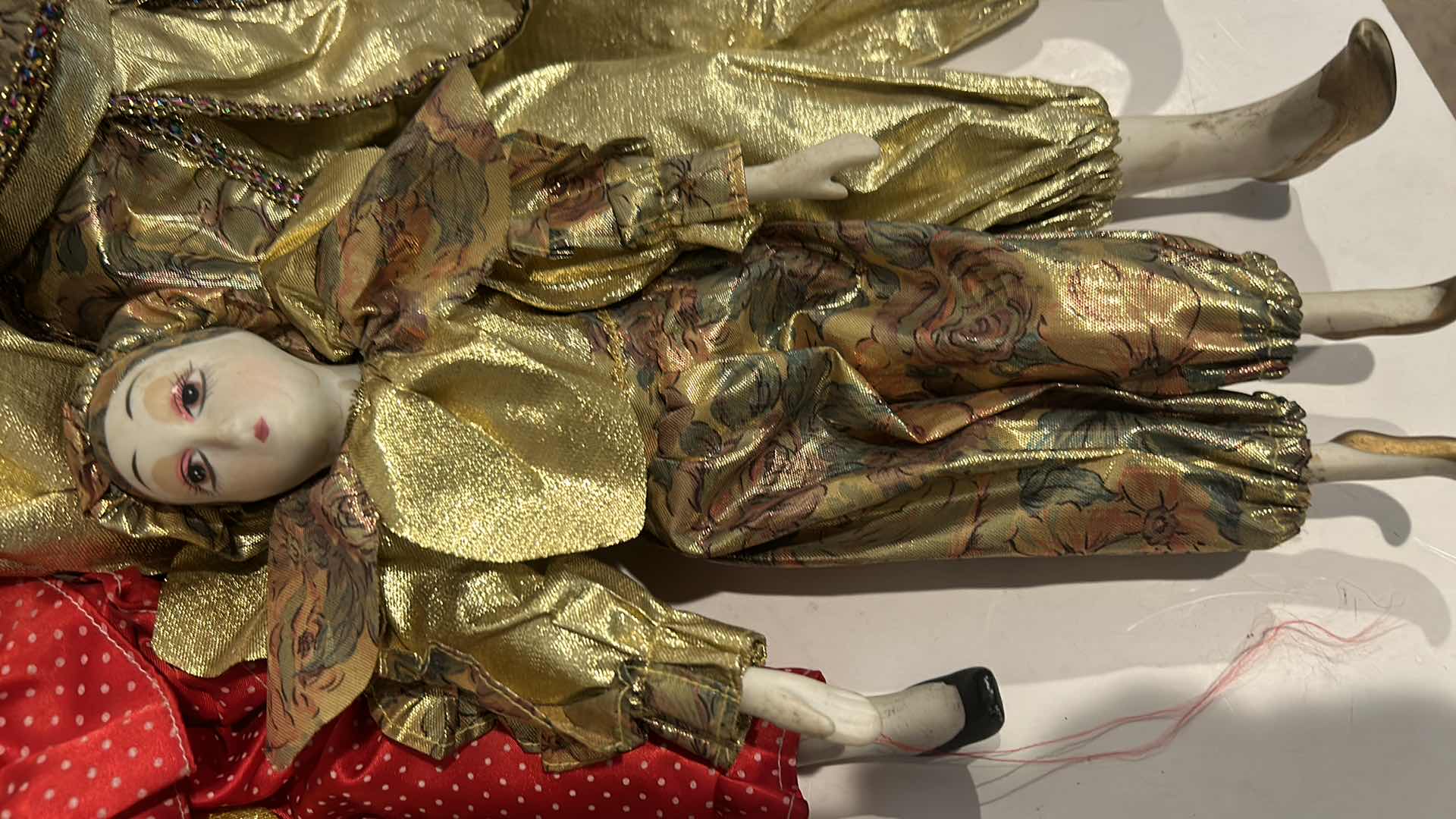 Photo 1 of 3 PORCELAIN DOLLS LARGEST 22”