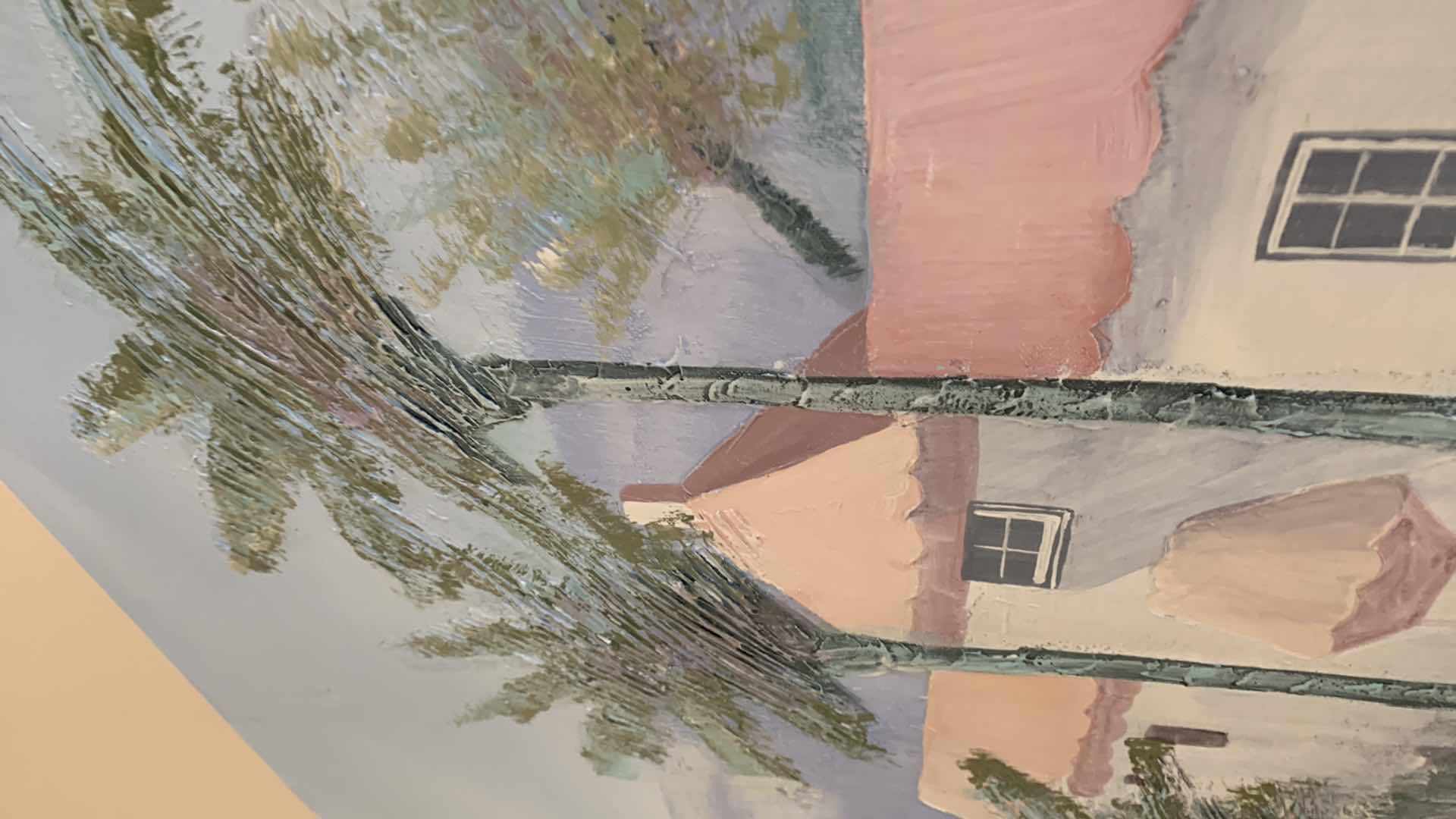 Photo 1 of BEACH HOUSE INSPIRED SIGNED OIL PAINTING 50” X 40”