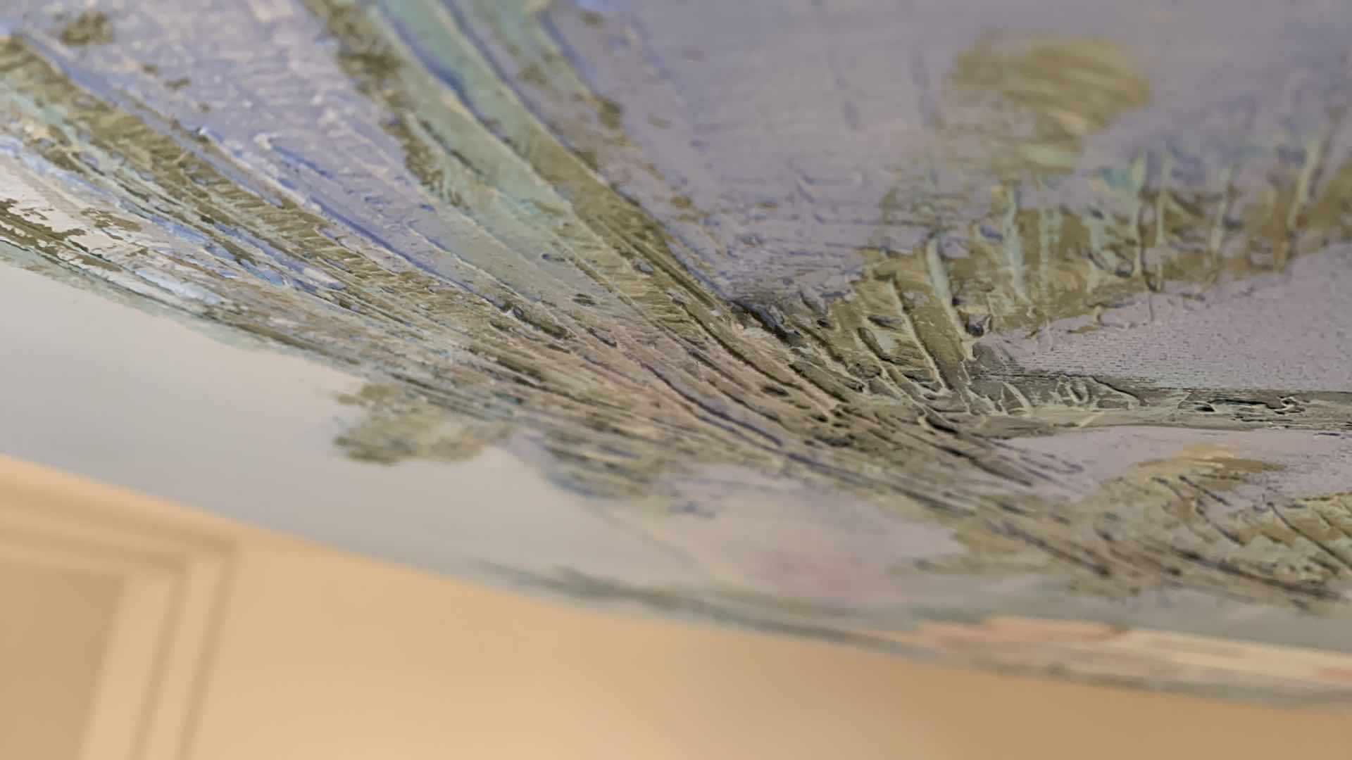 Photo 1 of BEACH HOUSE INSPIRED SIGNED OIL PAINTING 50” X 40”