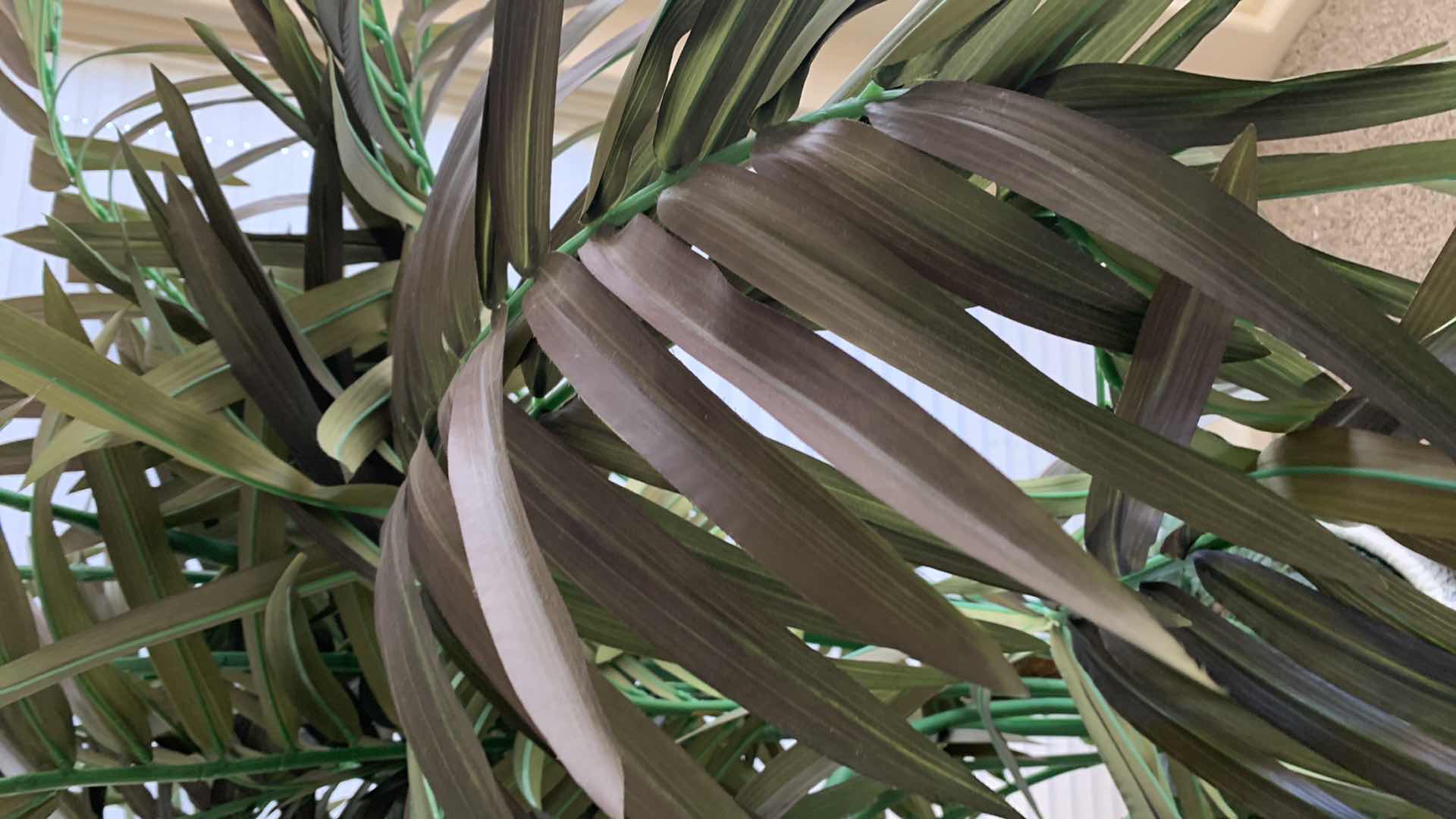 Photo 1 of FAUX BAMBOO TREE IN METAL VASE 64” X 96”