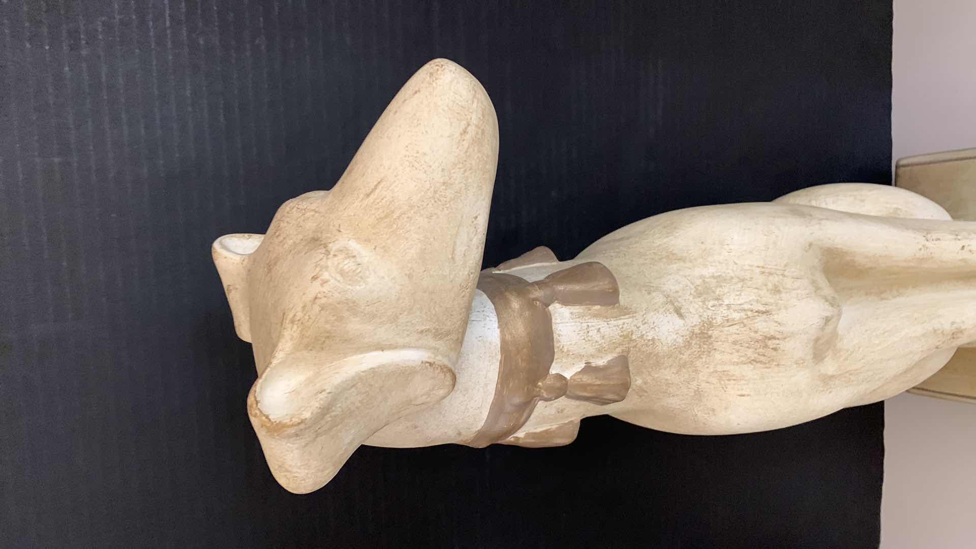 Photo 1 of CERAMIC DOG STATUE 26” TALL