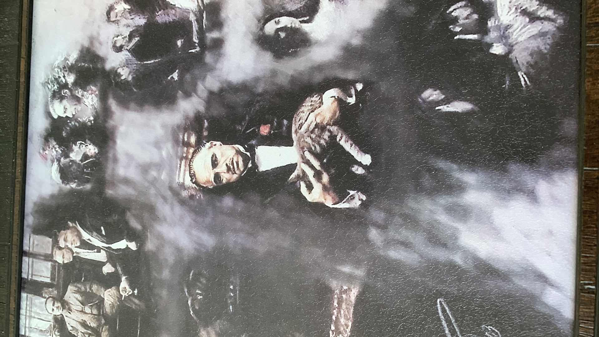 Photo 1 of BLACK FRAMED "GODFATHER" PRINT ARTWORK 43” X 32”