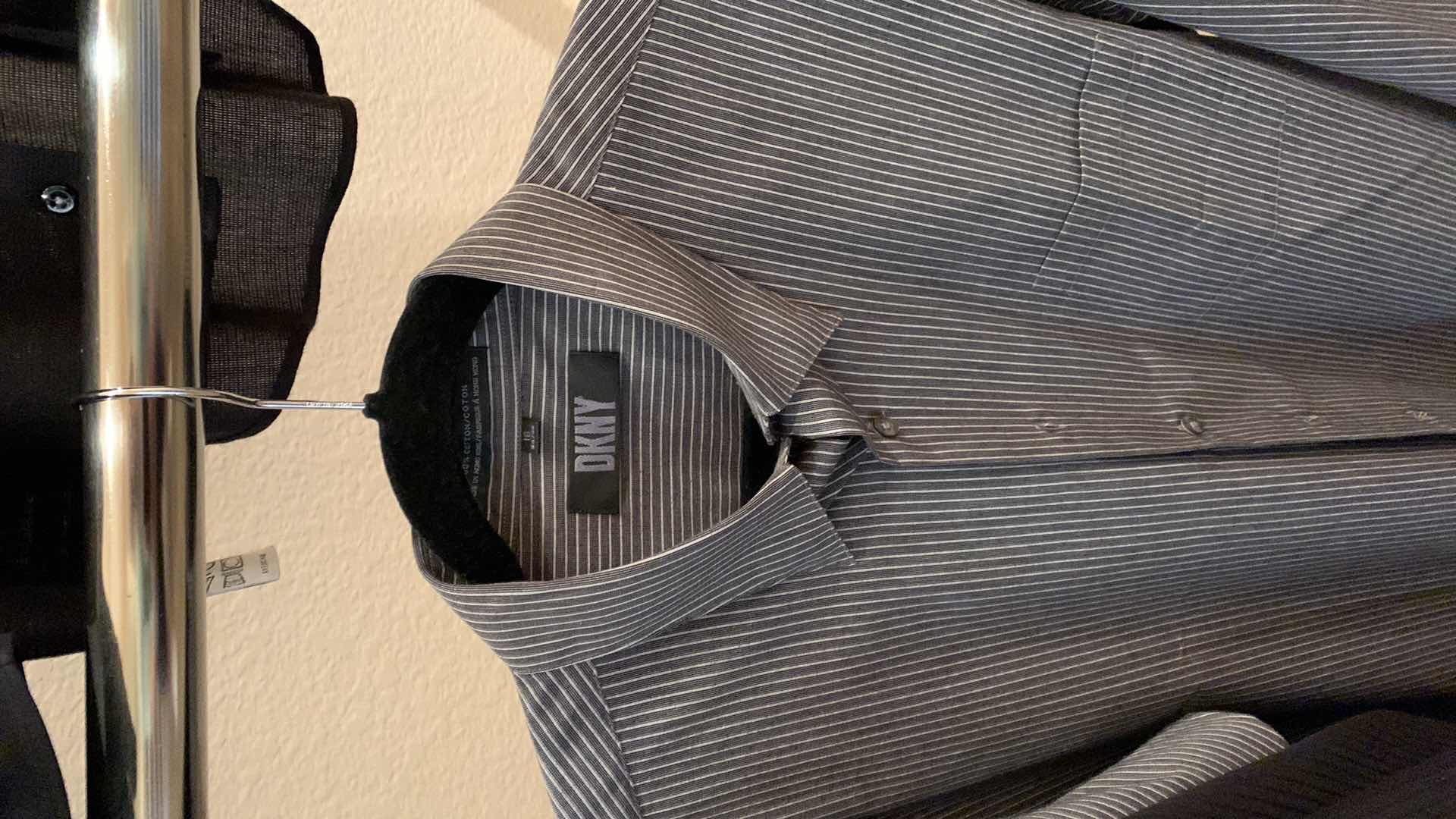 Photo 1 of 4- MENS DRESS SHIRTS SIZE LARGE CLAIBORNE, DKNY