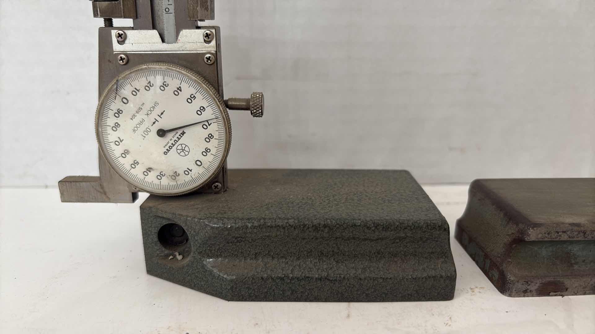 Photo 1 of (2)PCS MITUTOYO DIAL HEIGHT GAUGE