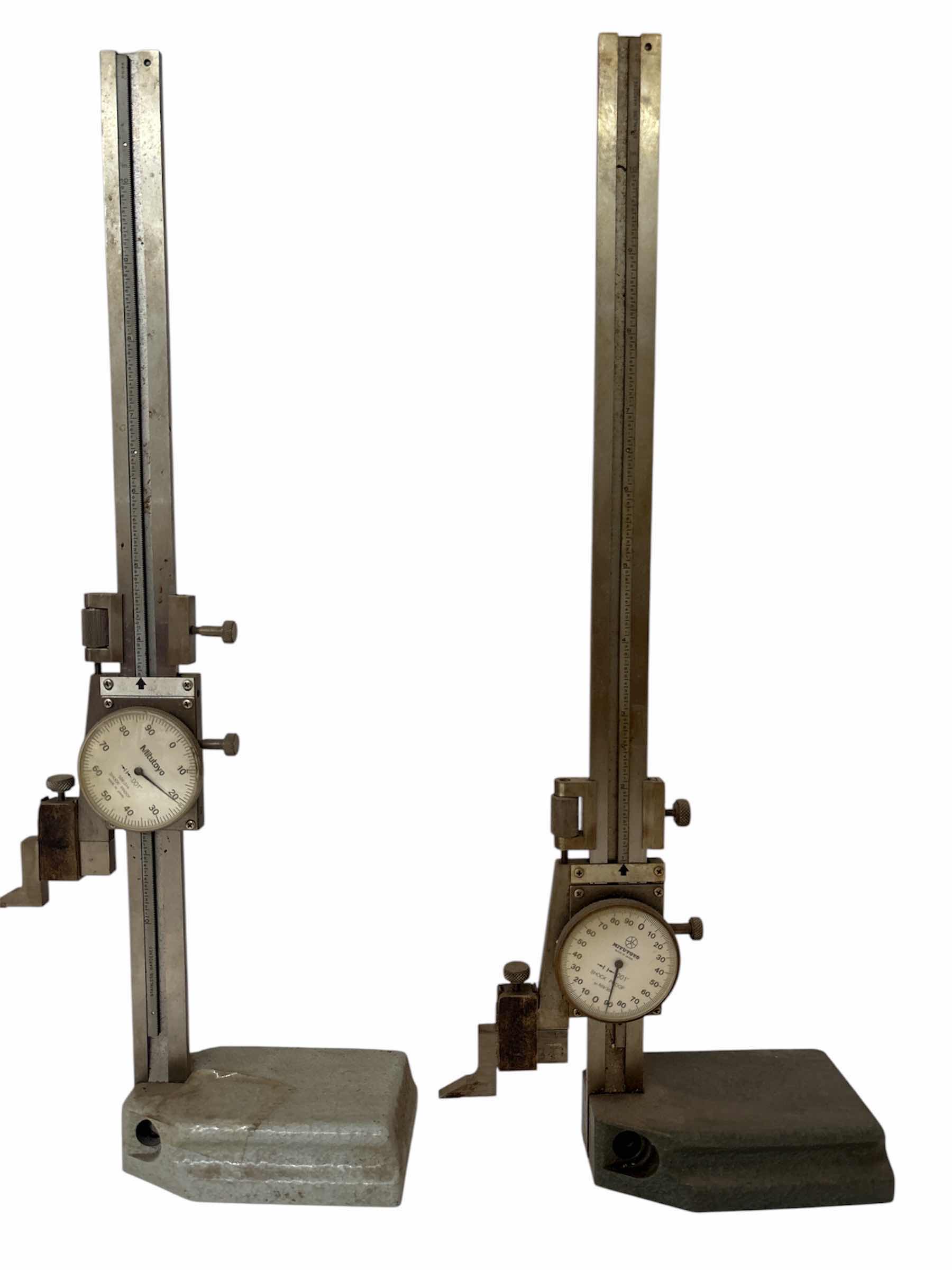 Photo 1 of (2)PCS MITUTOYO DIAL HEIGHT 10”