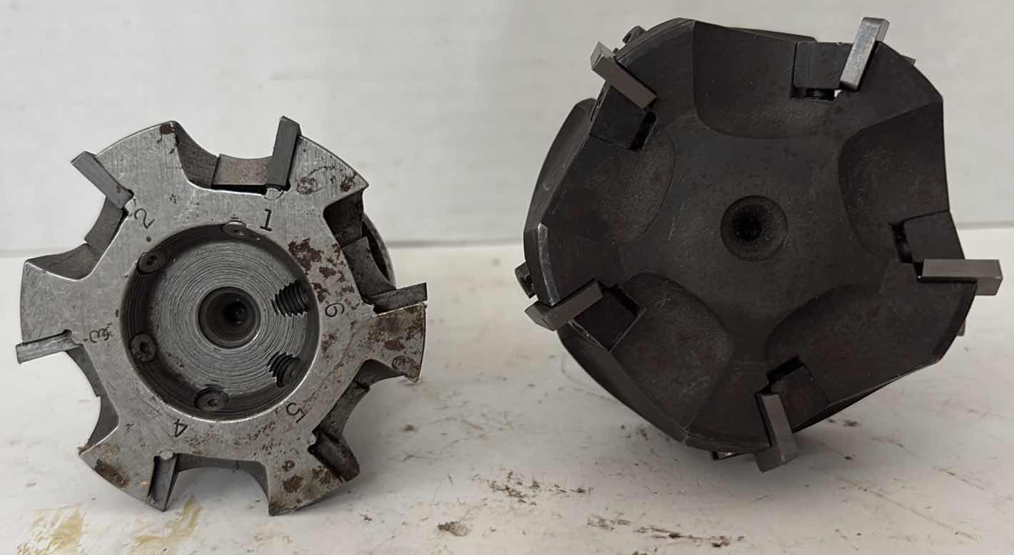Photo 1 of (2)PCS INDEXABLE MILLING CUTTER