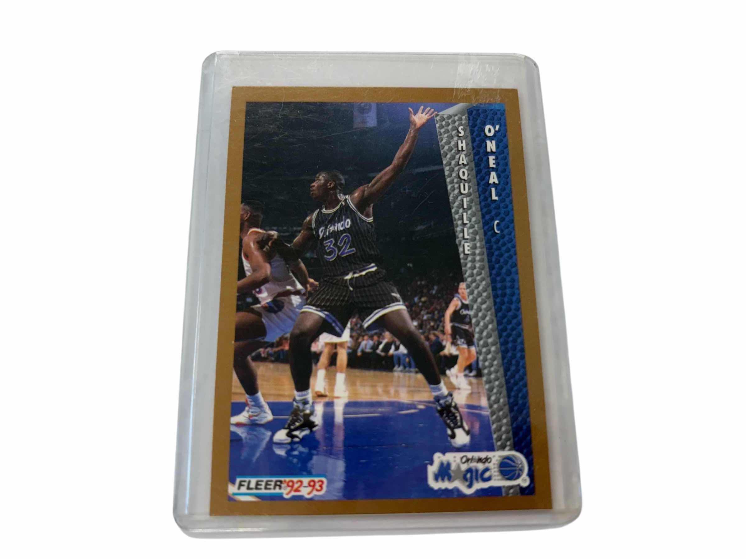 Photo 1 of 1992-1993 SHAQUILLE O’NEAL FLEER BASKETBALL ROOKIE CARD