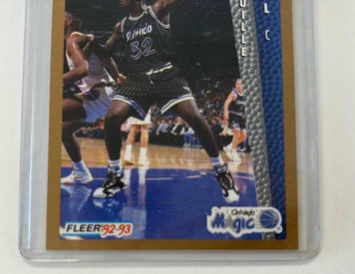 Photo 1 of 1992-1993 SHAQUILLE O’NEAL FLEER BASKETBALL ROOKIE CARD