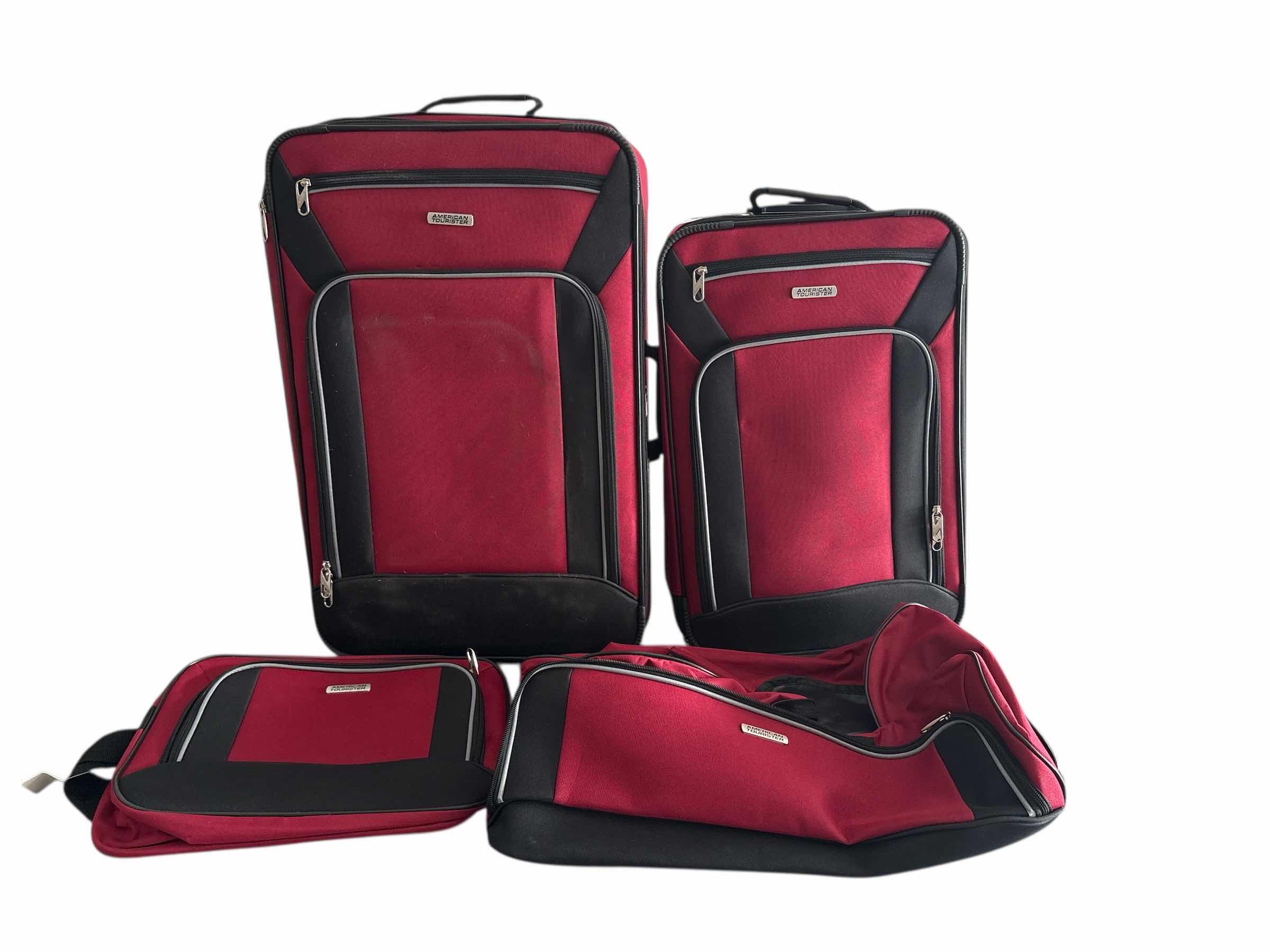 Photo 1 of (4)PCS NEW AMERICAN TOURISTER SOFT-SIDE LUGGAGE H27”