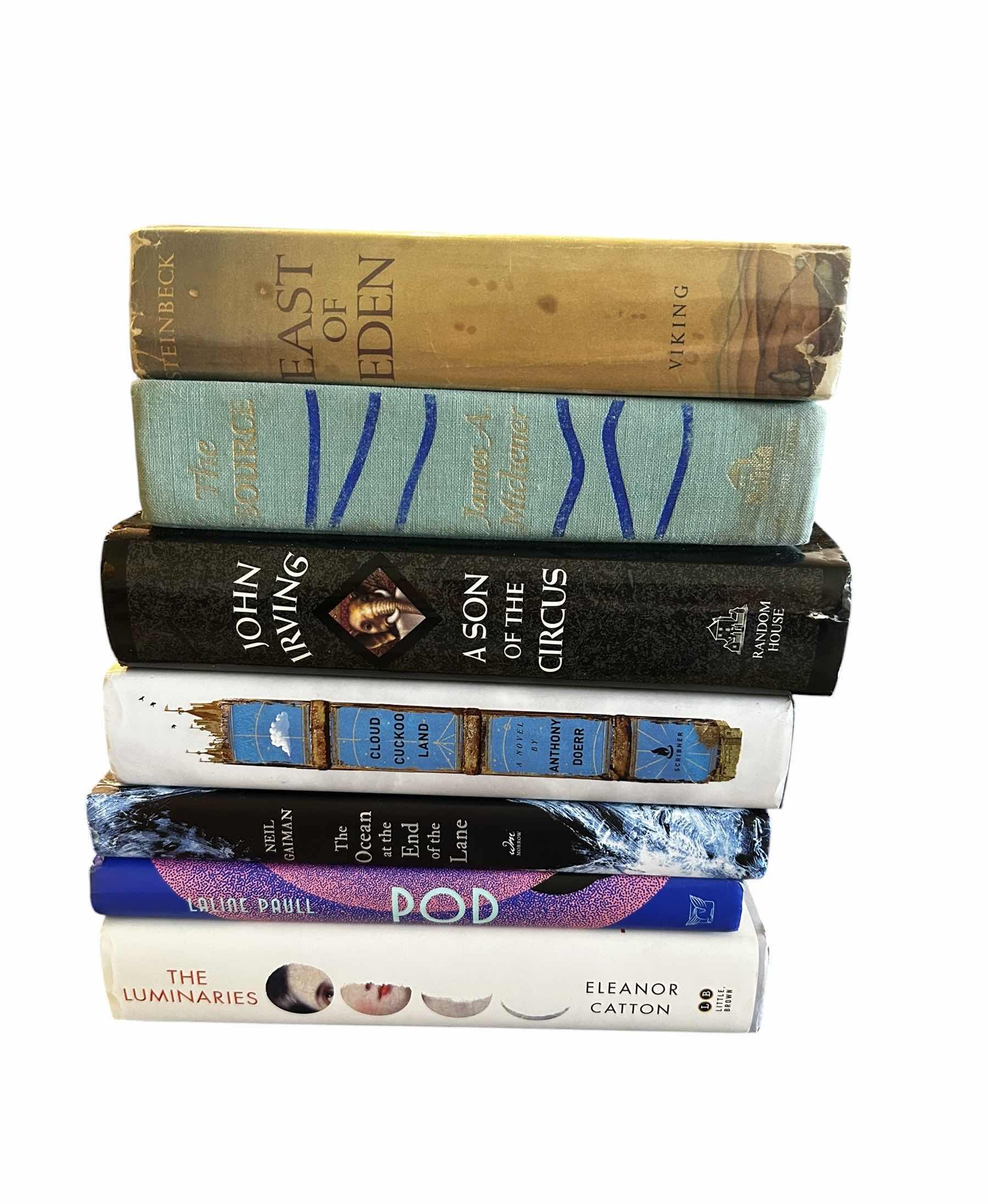 Photo 1 of STACK (7) OF LITERACY FICTION NOVELS