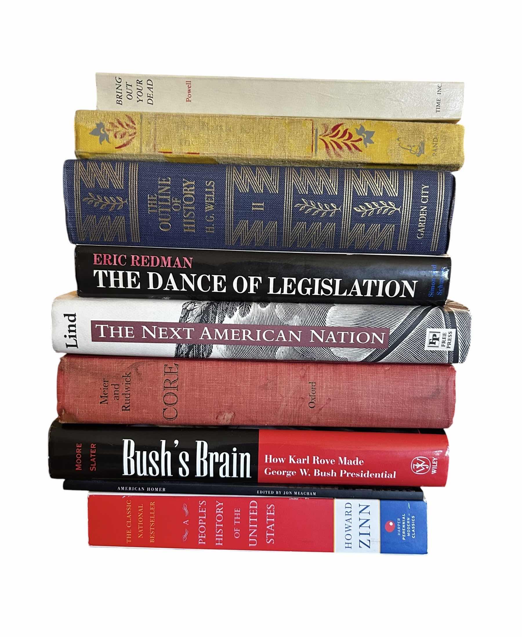 View 1 of COLLECTION (8) OF NON-FICTION BOOKS FOCUSED ON AMERICAN AND WORLD HISTORY, POLITICS, AND SOCIAL SCIENCE