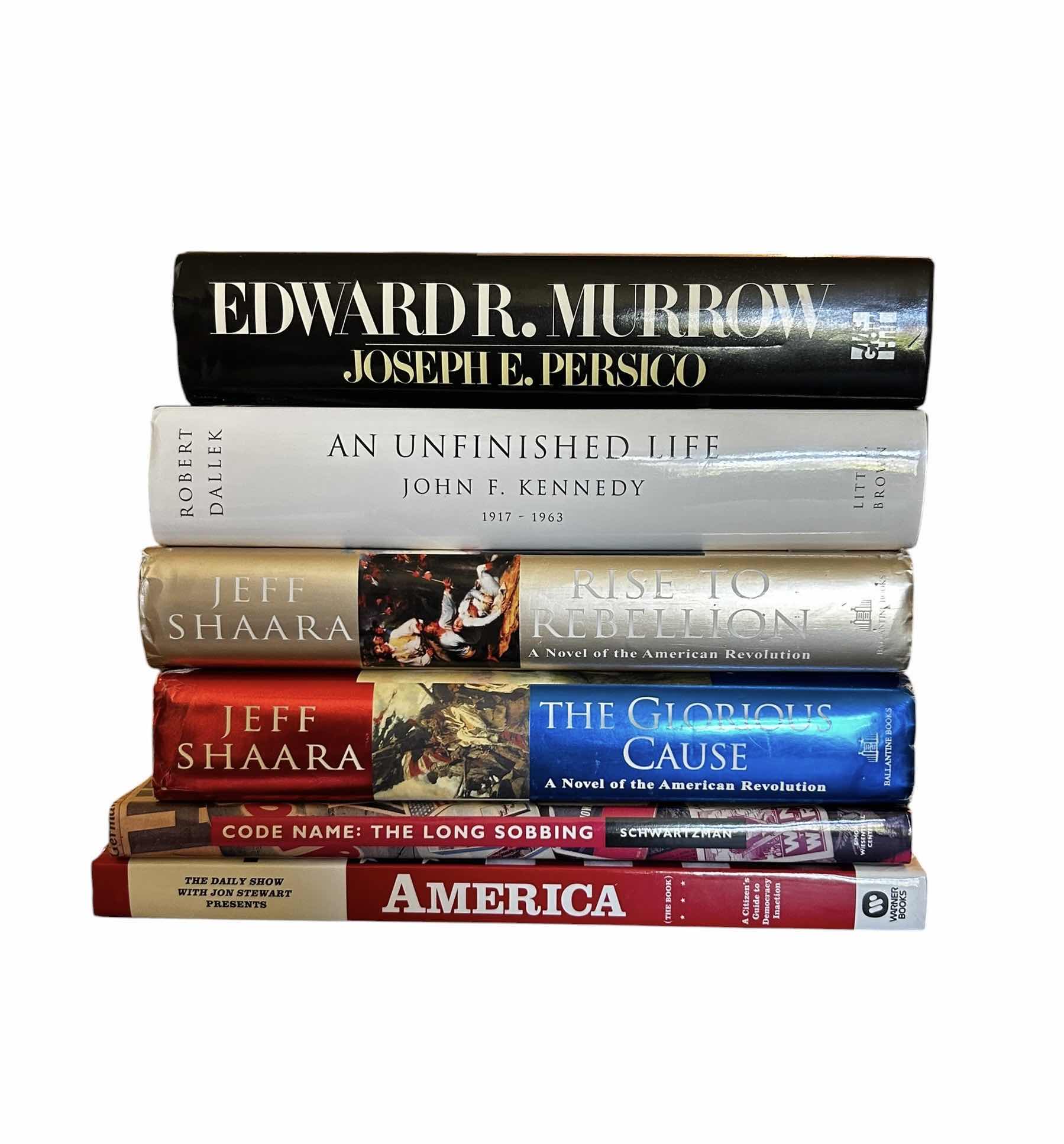 Photo 1 of MIX OF HISTORICAL BIOGRAPHIES, THE AMERICAN REVOLUTION, AND POLITICAL SATIRE (6)