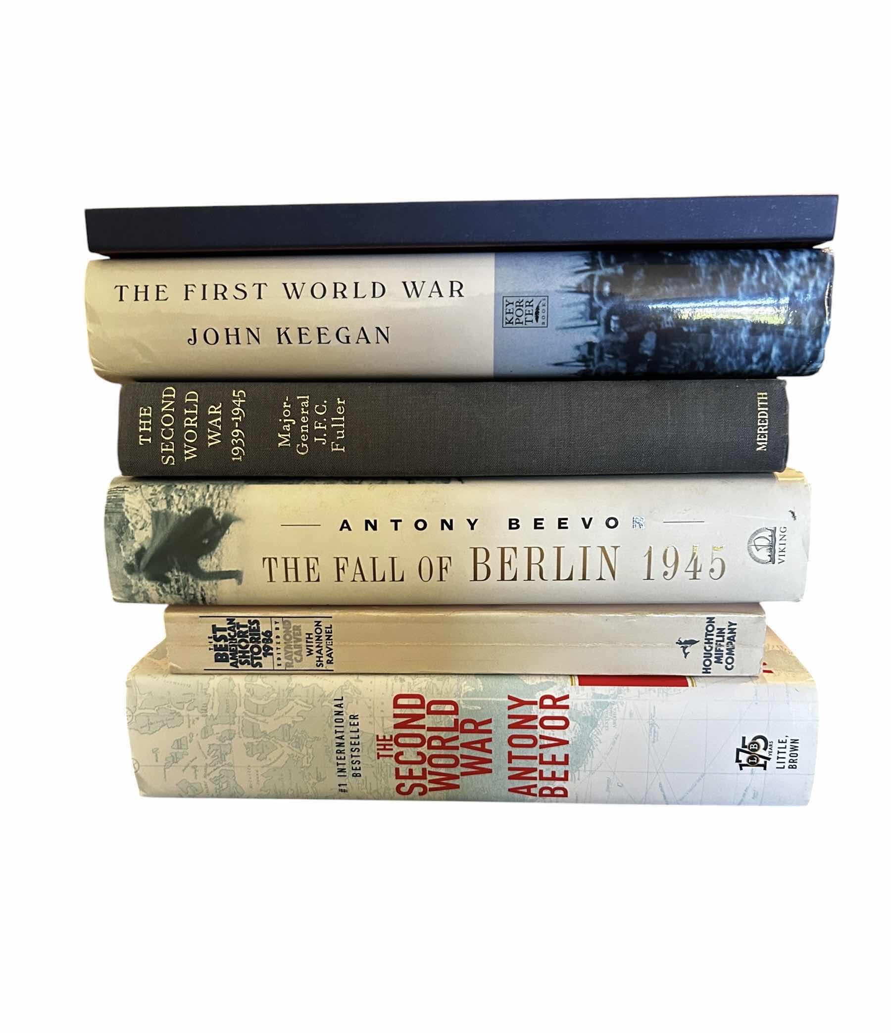 Photo 1 of COLLECTION (6) OF MILITARY HISTORY (WWI AND WWII FOCUSED) AND LITERACY ANTHOLOGY
