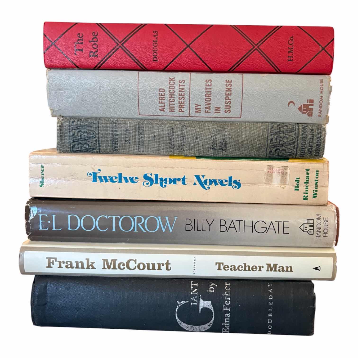Photo 1 of (7)PCS BOOK CLASSIC FICTIONS MEMORIES, ANTHOLOGIES