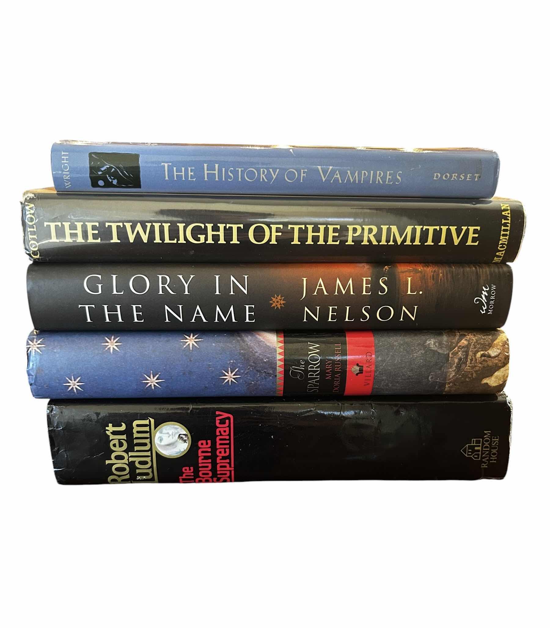 Photo 1 of COLLECTION (5) OF FICTION, FANTASY, HORROR, AND HISTORY RELATED TITLES