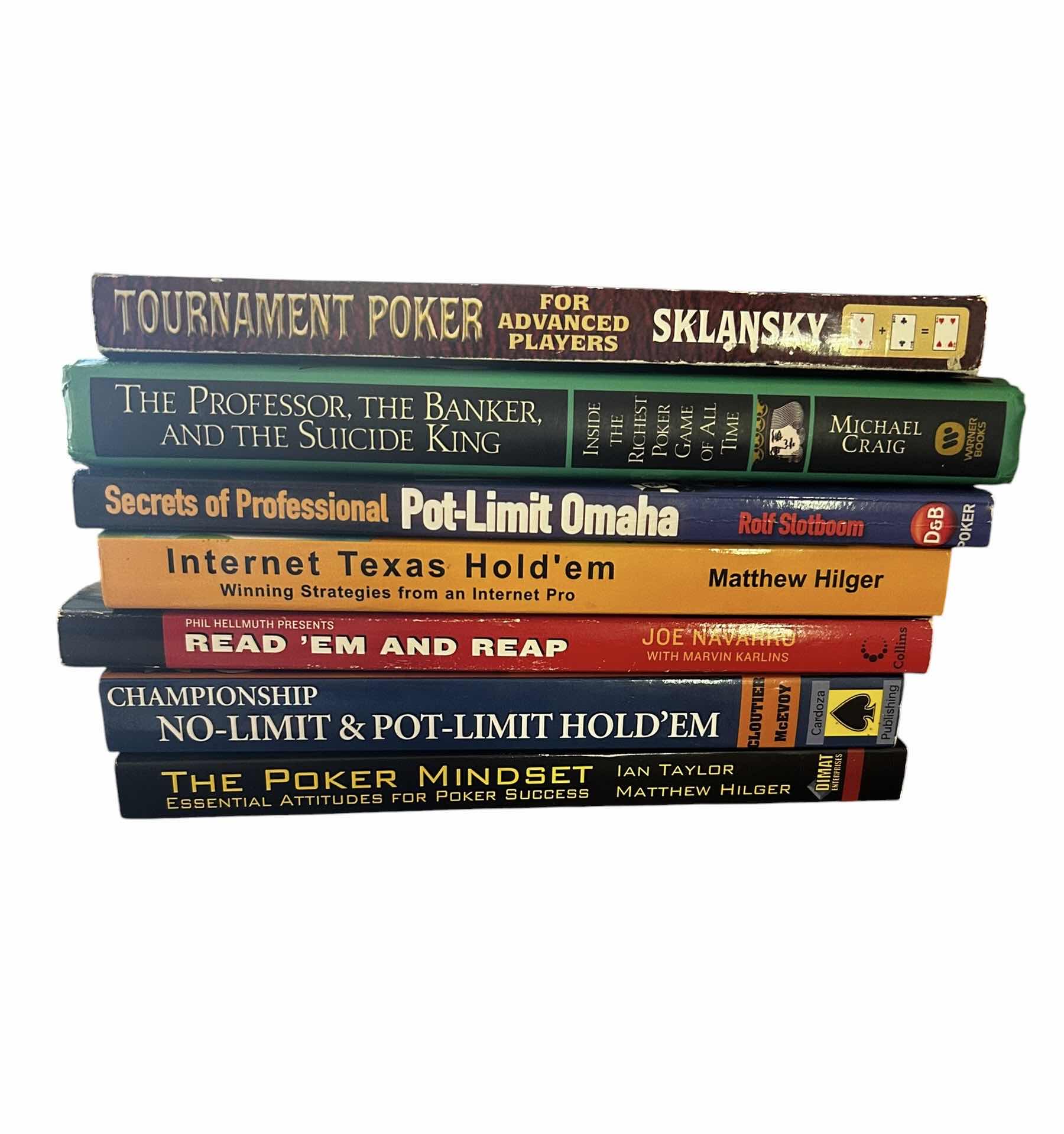 Photo 1 of COLLECTION (7) OF POKER AND TEXAS HOLD'EM WINNING STRATEGIES