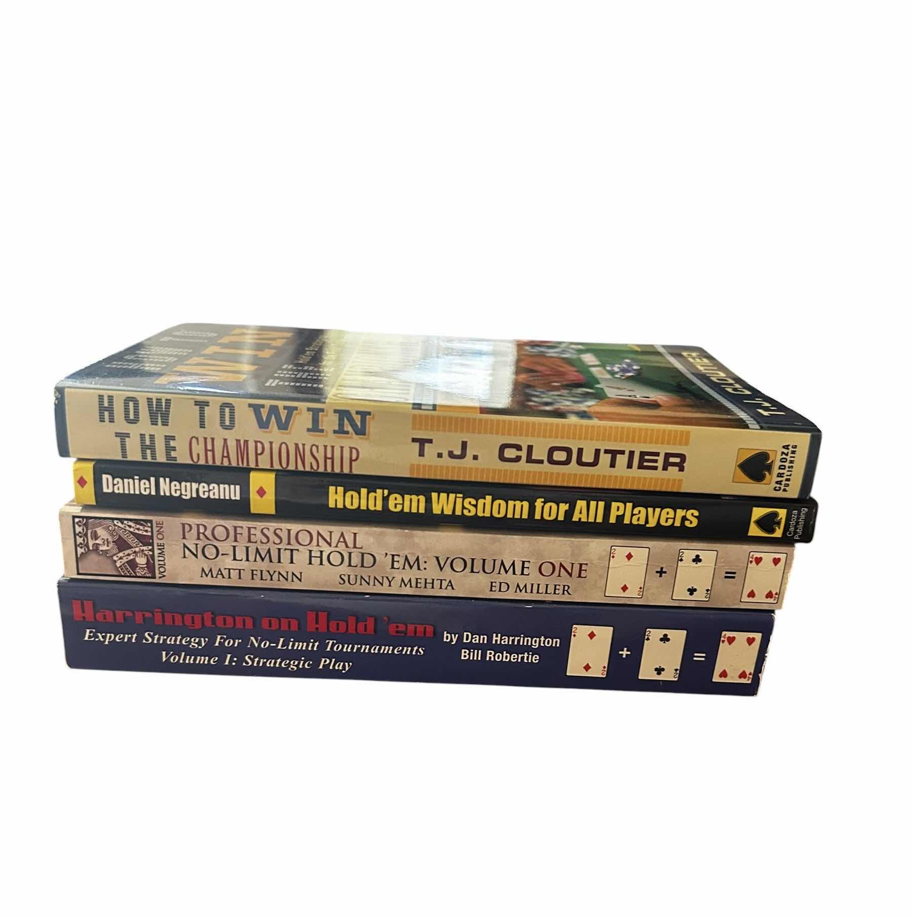 Photo 1 of COLLECTION OF (4) OF HOW TO WIN AND INFORMATION ON TEXAS HOLD'EM