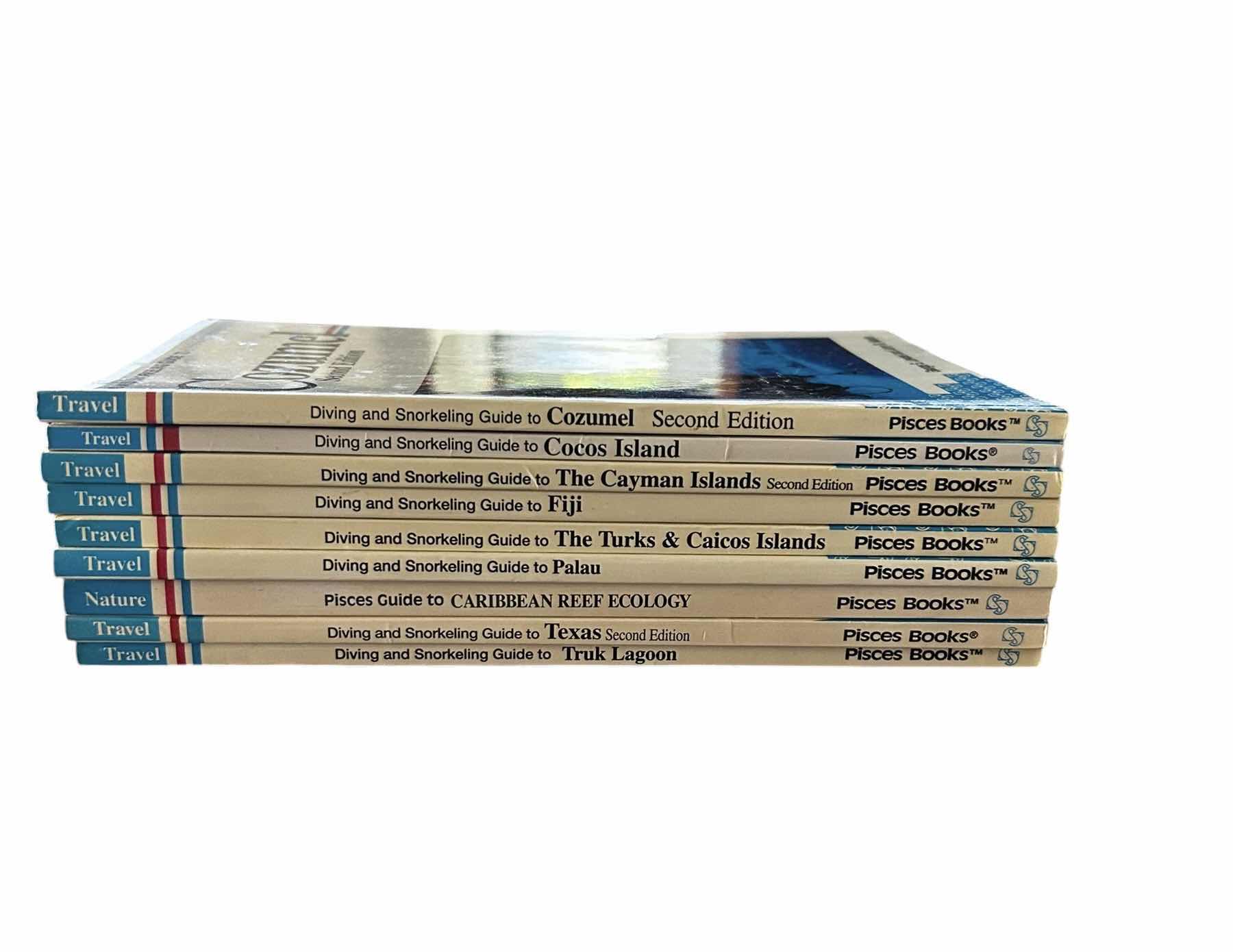 Photo 1 of COLLECTION OF (9) DIVING AND SNORKELING GUIDES IN DIFFERENT AREAS
