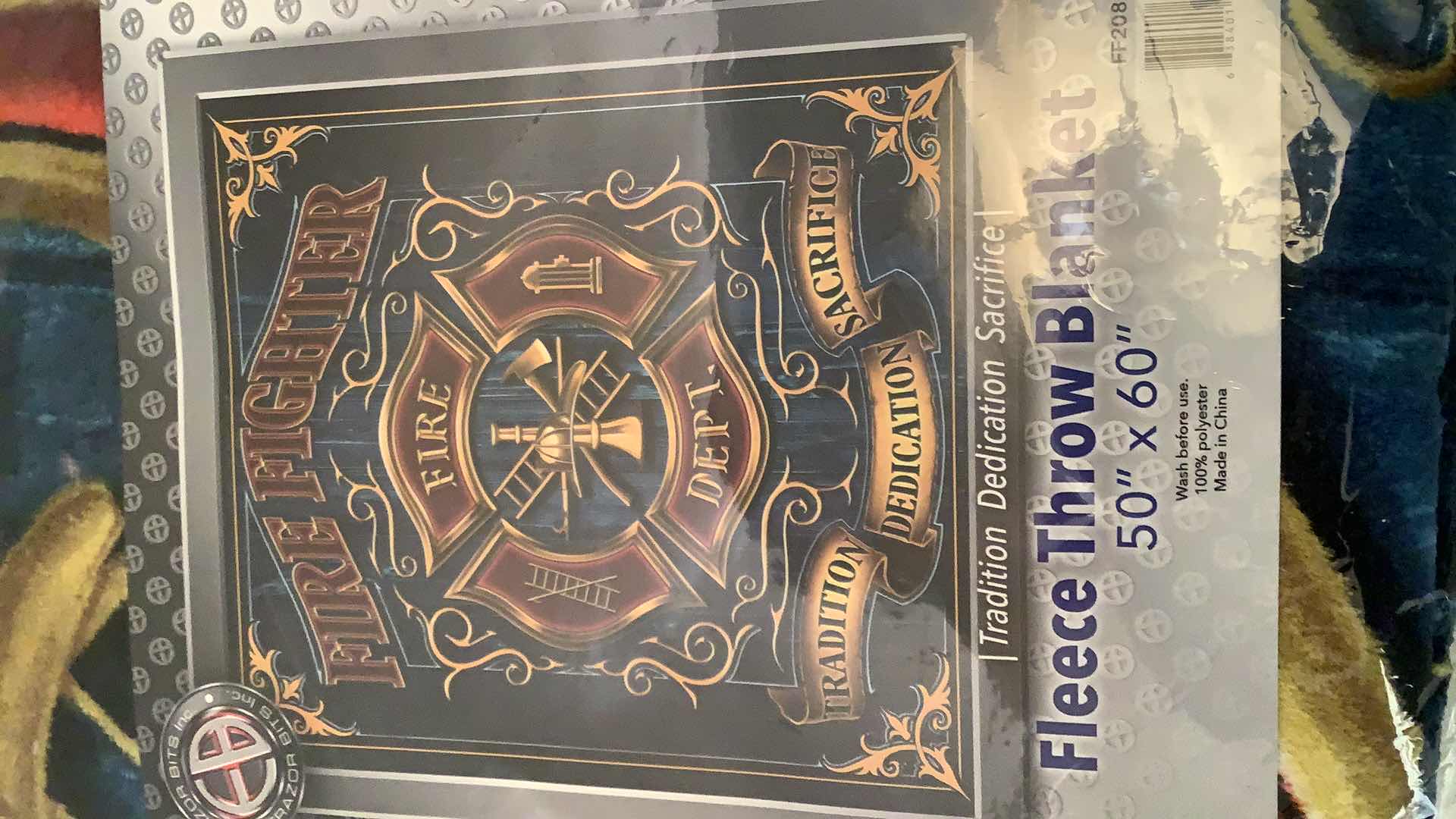 Photo 2 of FIRE FIGHTER DEPT BLANKET