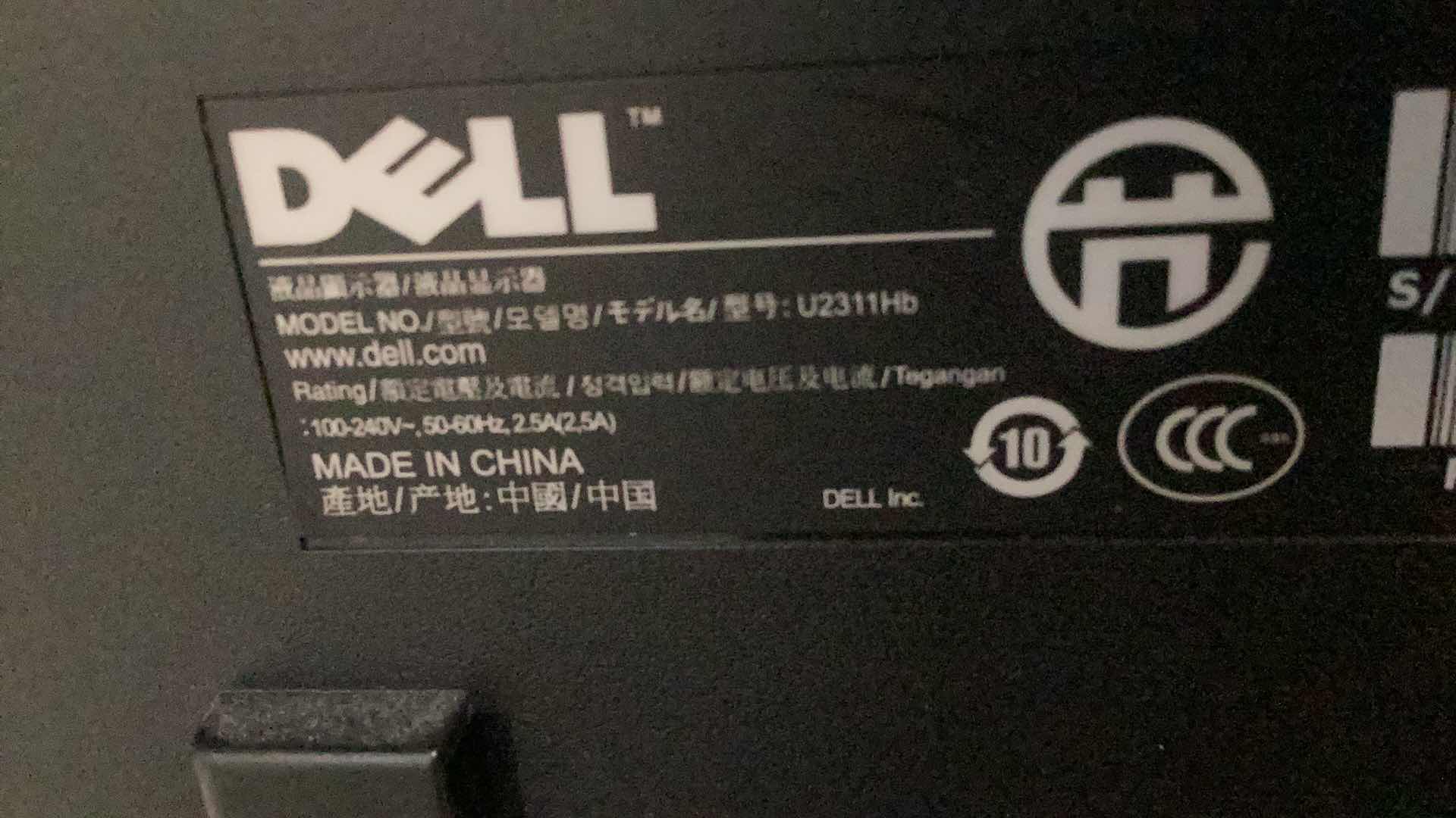 Photo 1 of DELL MONITOR MODEL U2311hb