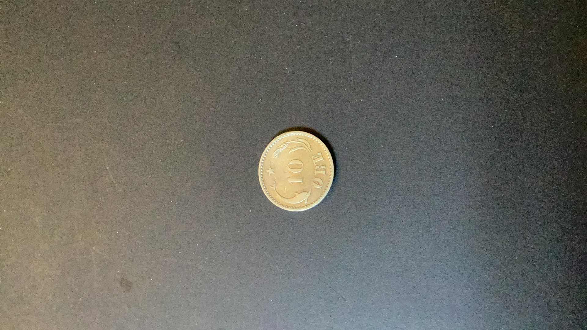 Photo 1 of DENMARK 1905 V BP 10 ORE