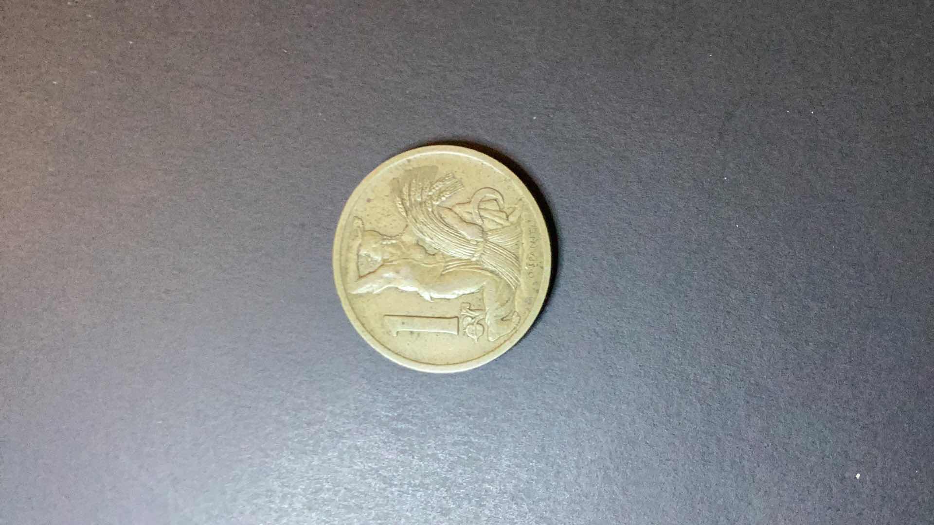 Photo 1 of CZECHOSLOVAKIA 1922 1 KORUNA