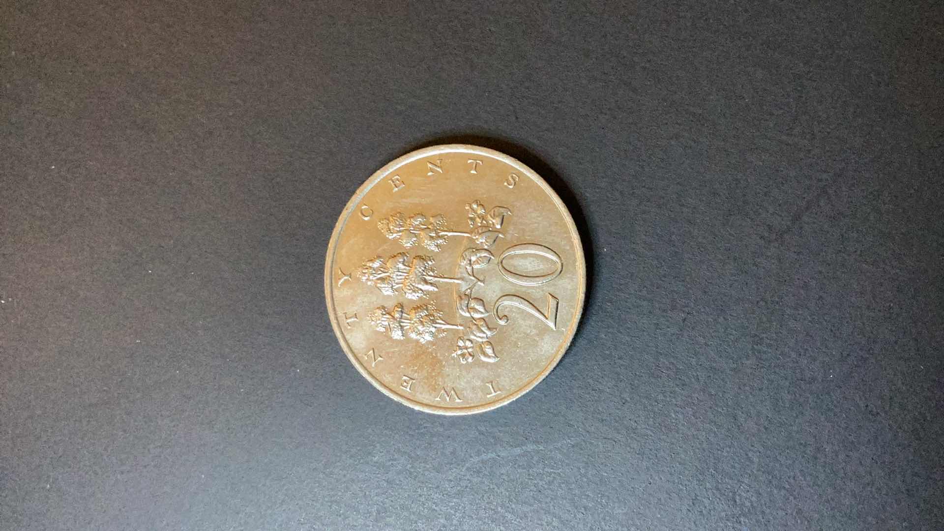 Photo 1 of JAMAICA 1987 20 CENTS