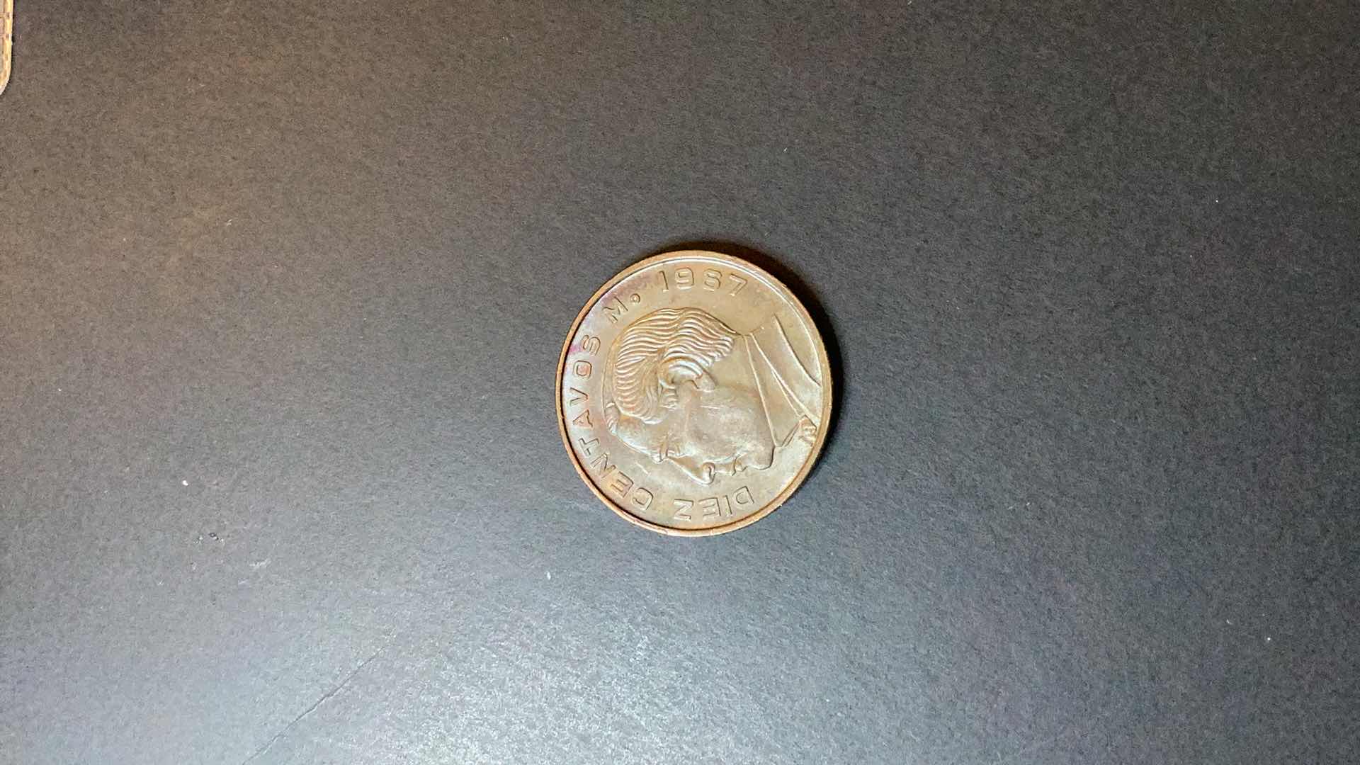 Photo 1 of MEXICO 1967 10 CENTAVOS