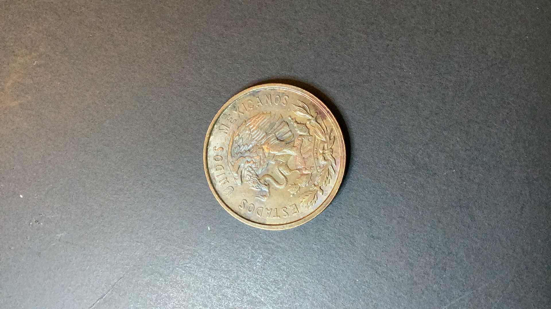 Photo 1 of MEXICO 1967 10 CENTAVOS