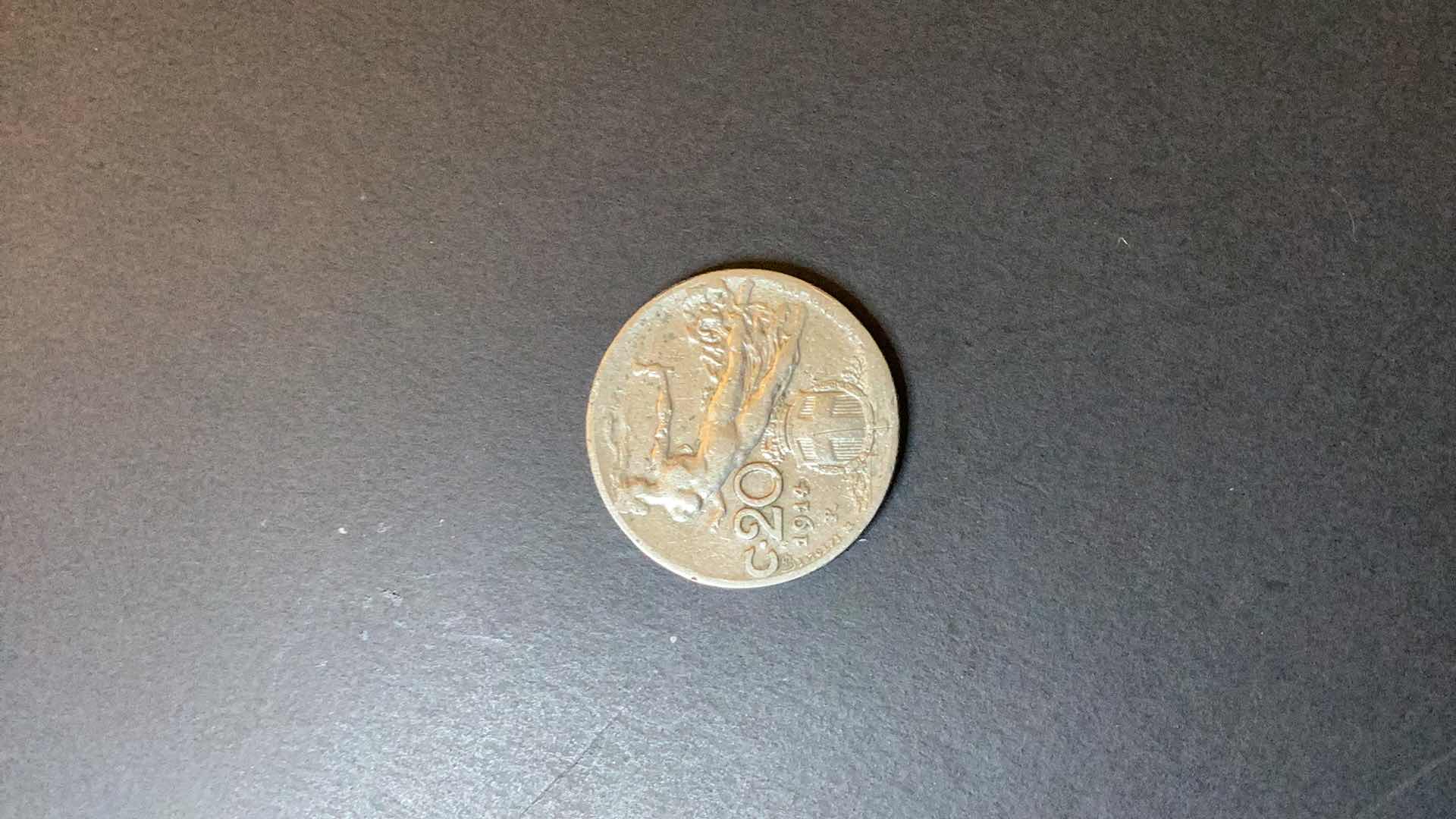 Photo 1 of ITALY 1914 20 CENTIMES