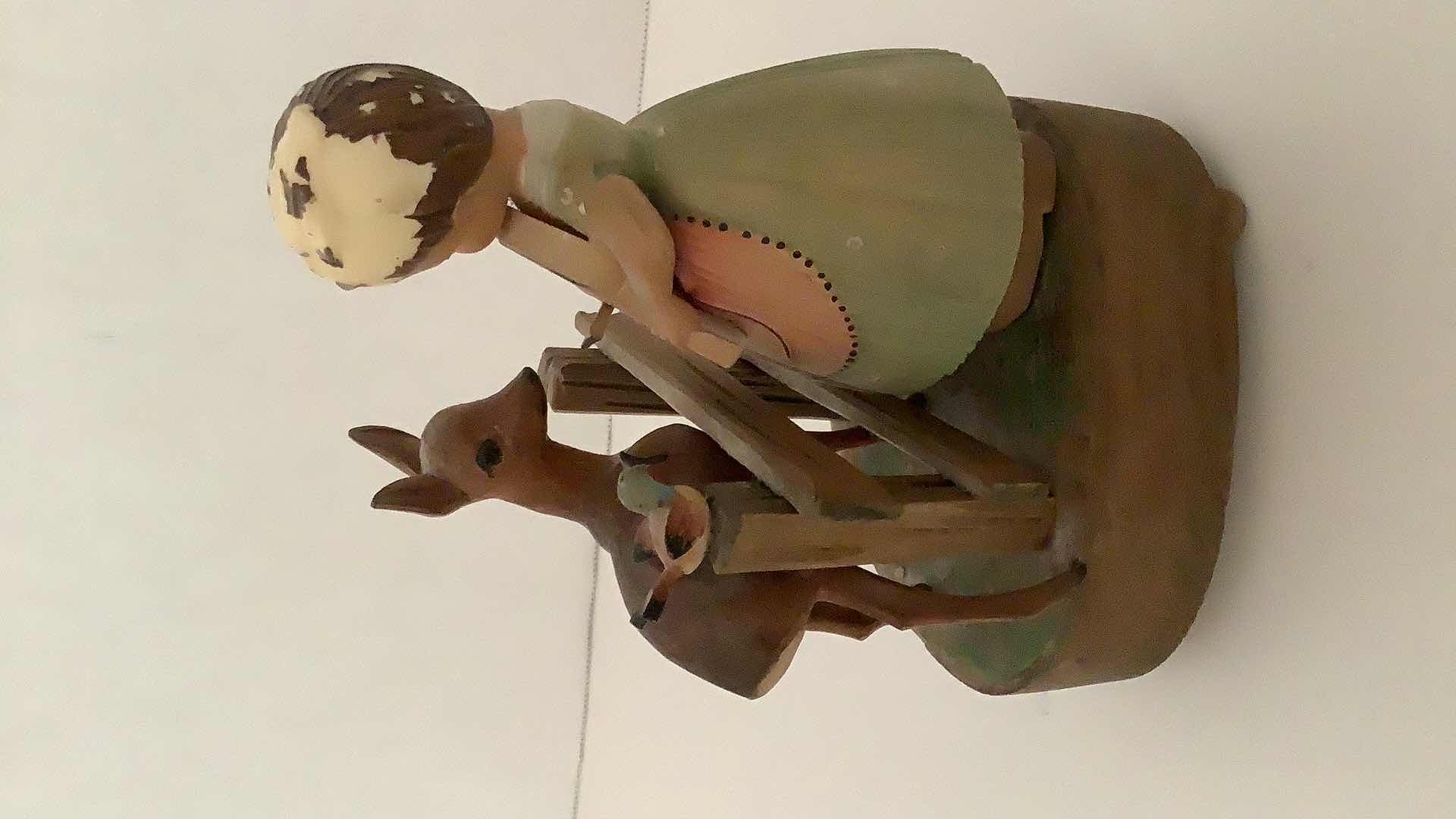 Photo 1 of ANTIQUE FIGURE MUSIC BOX