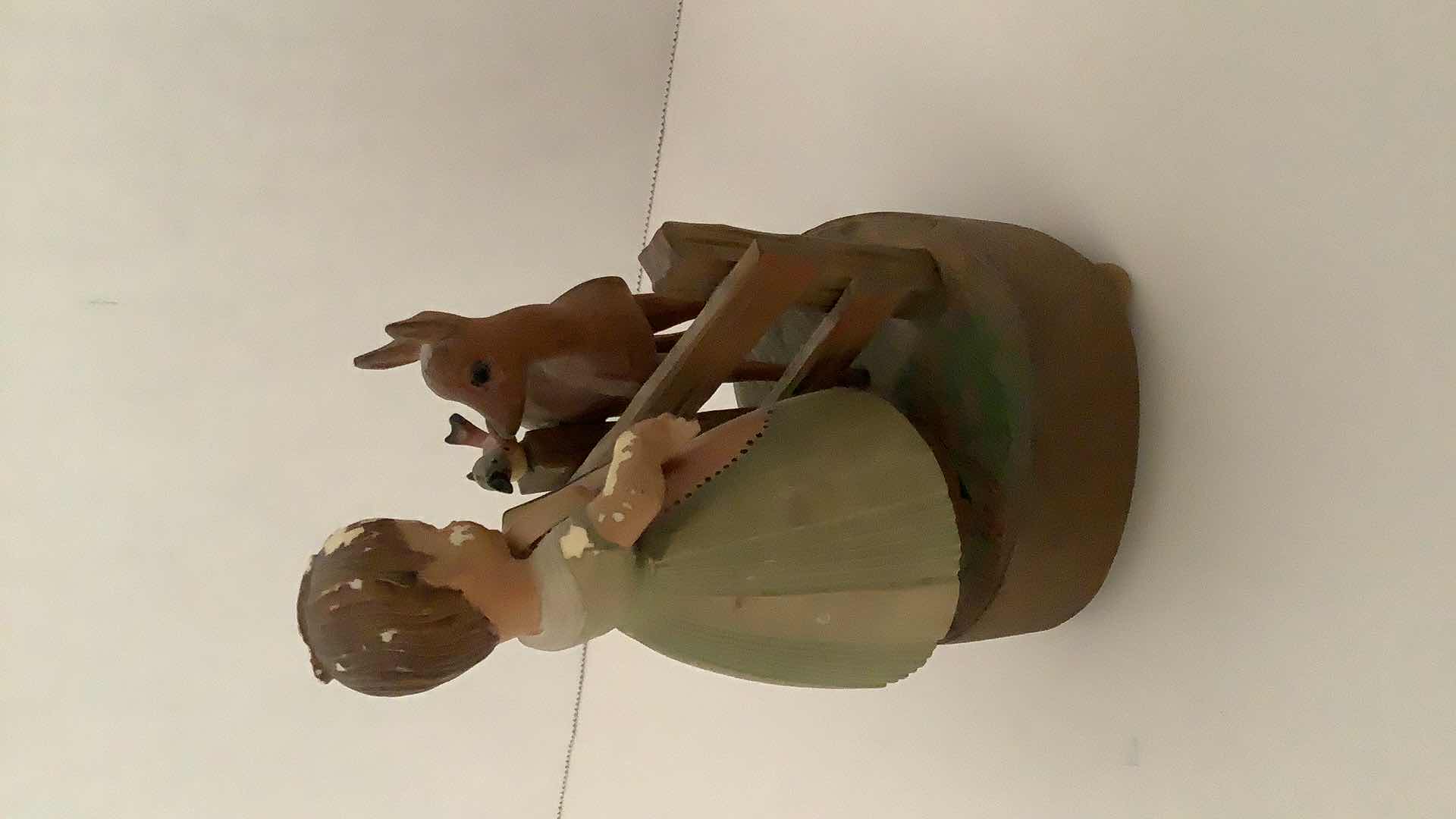 Photo 1 of ANTIQUE FIGURE MUSIC BOX