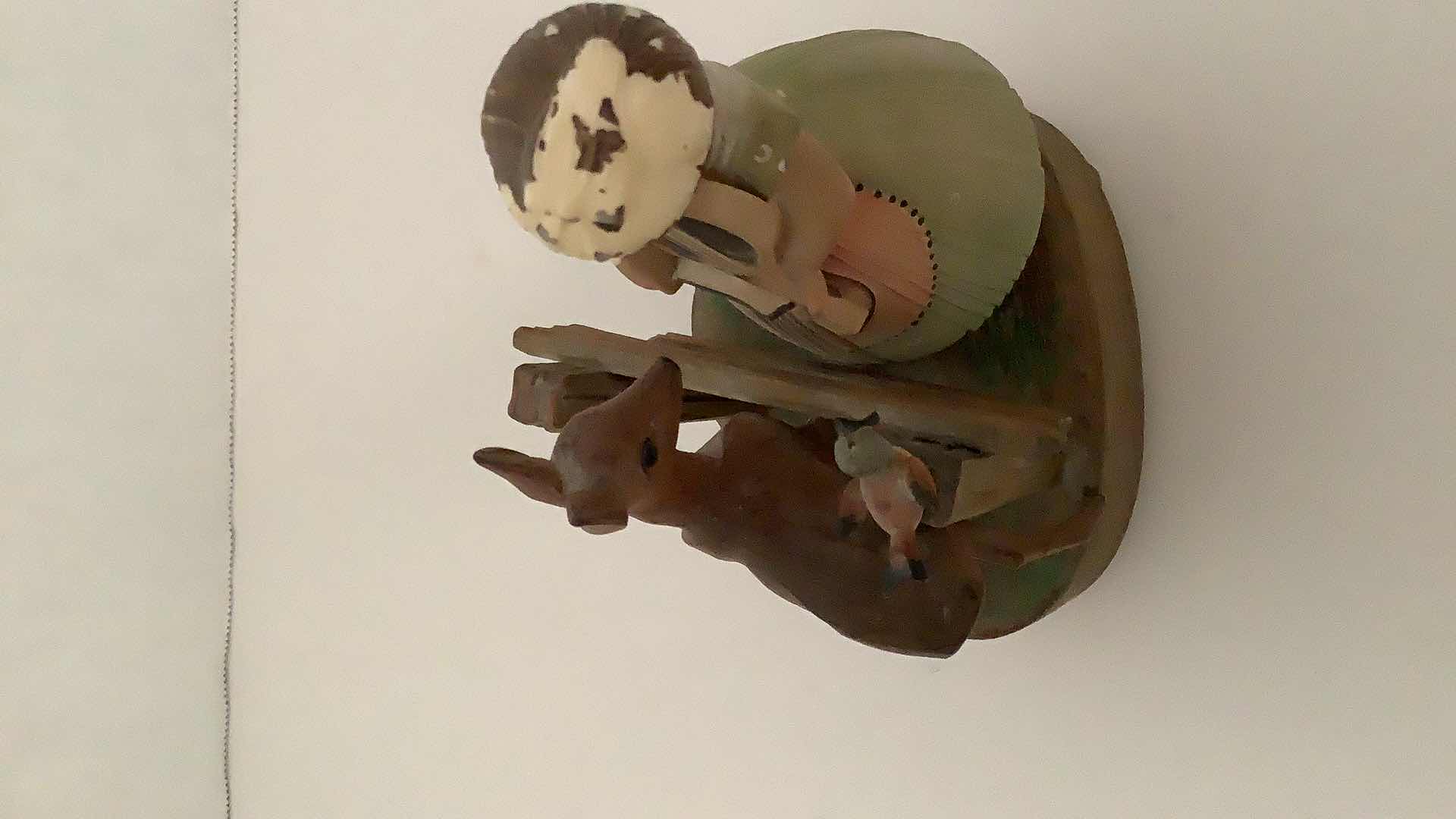 Photo 1 of ANTIQUE FIGURE MUSIC BOX