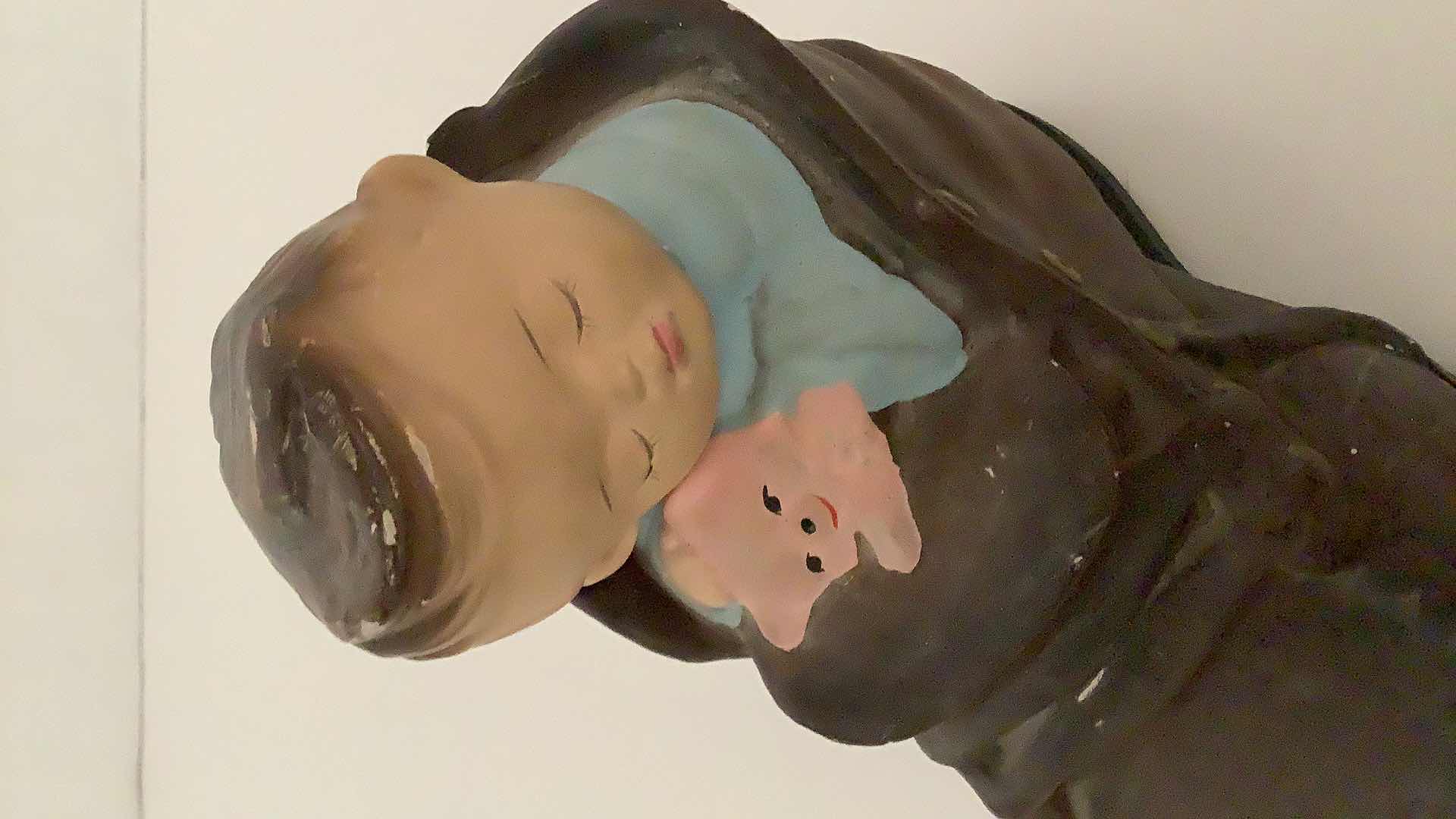 Photo 5 of ANTIQUE SLEEPING BABY BOY FIGURE