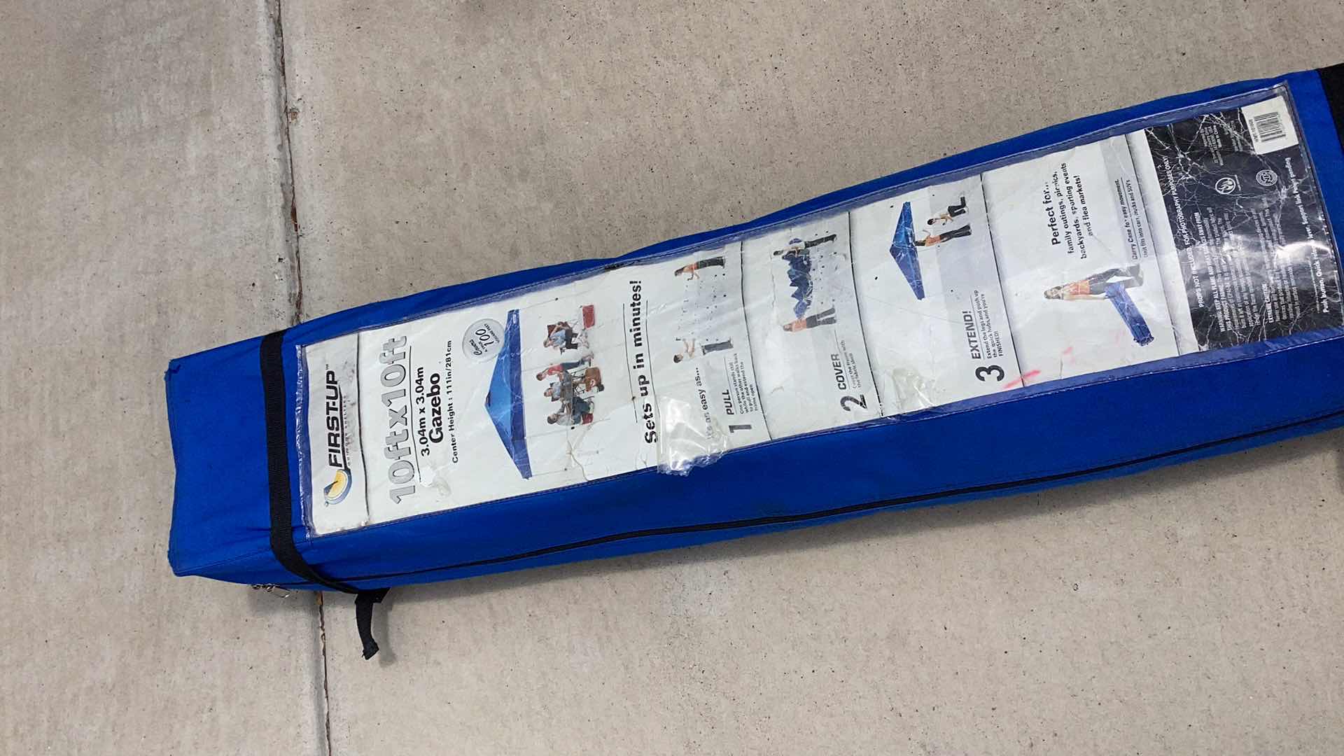 Photo 1 of FIRST -UP 10 FOT SQUARE GAZEBO WITH CASE