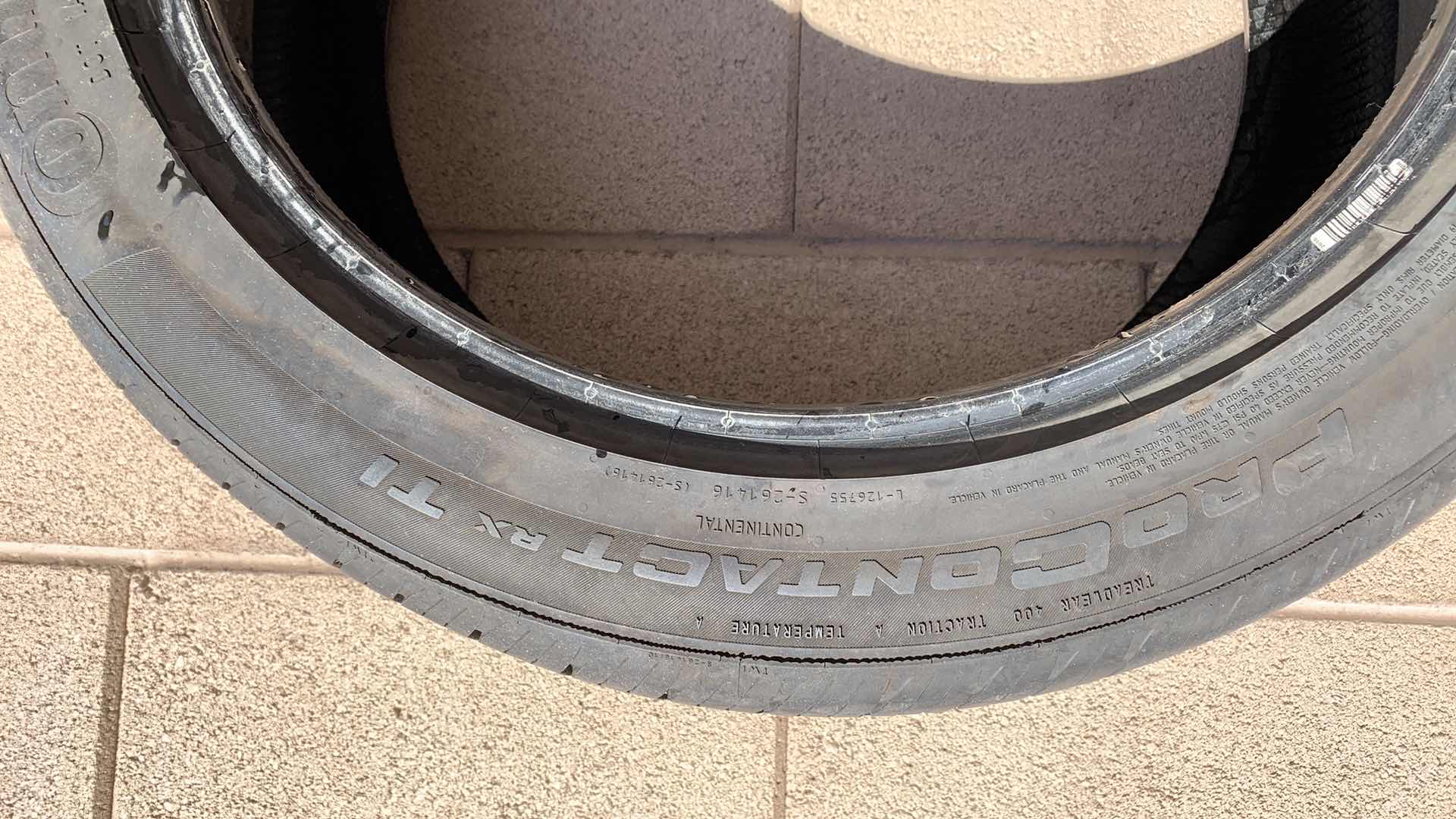 Photo 1 of CONTINENTAL PRO CONTACT RX TI 255/45 R 19