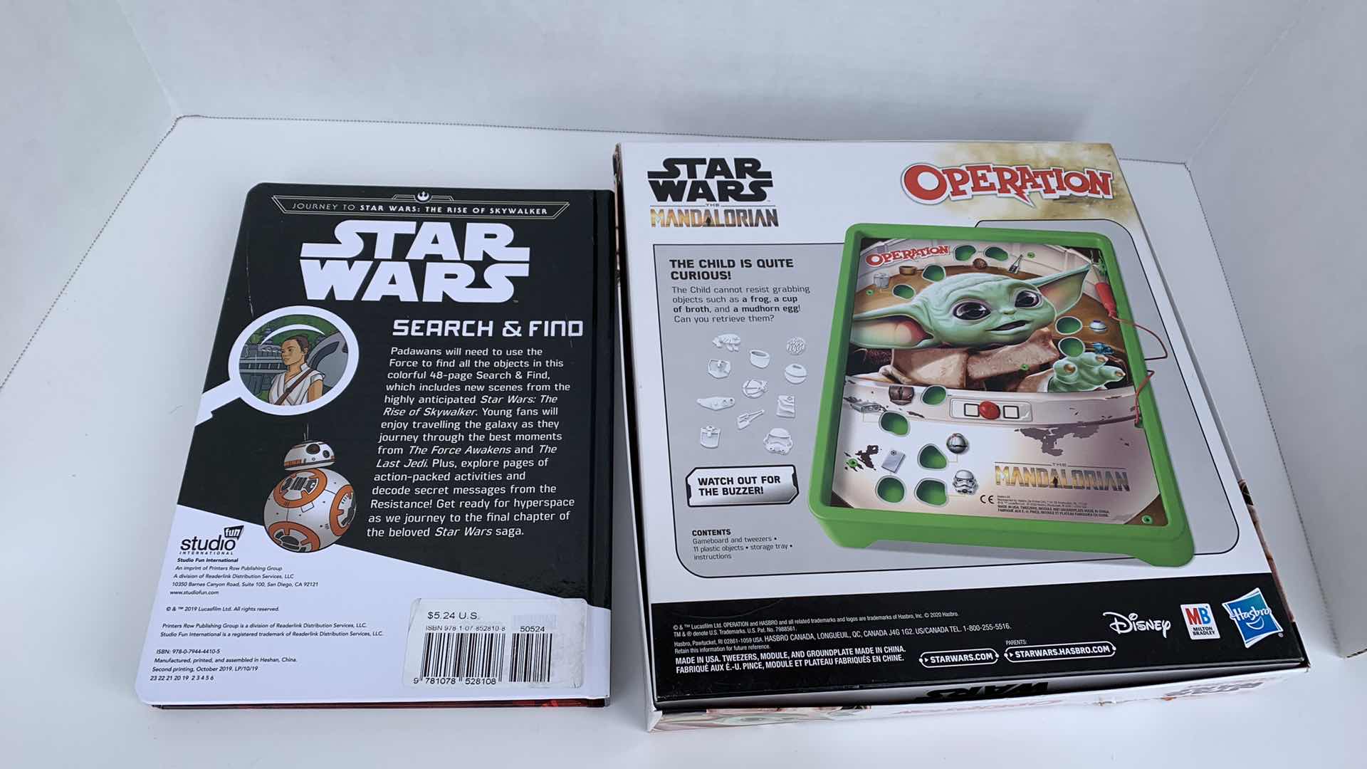 Photo 1 of STAR WARS SEARCH AND FIND AND OPERATION GAME MANDALORIAN EDITION