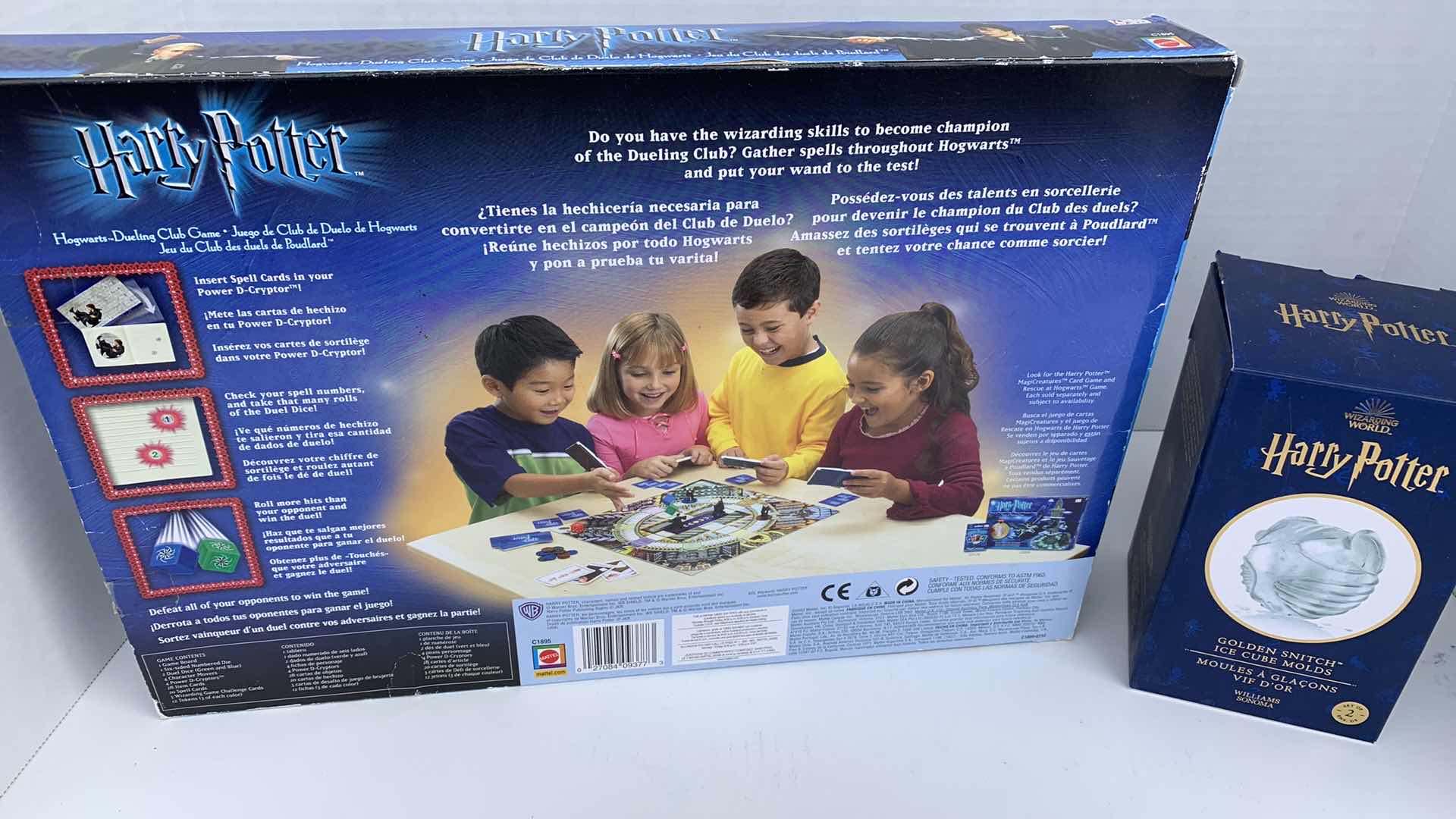 Photo 1 of HARRY POTTER DUELING CLUB GAME AND GOLDEN SNITCH ICE CUBE MOLDS