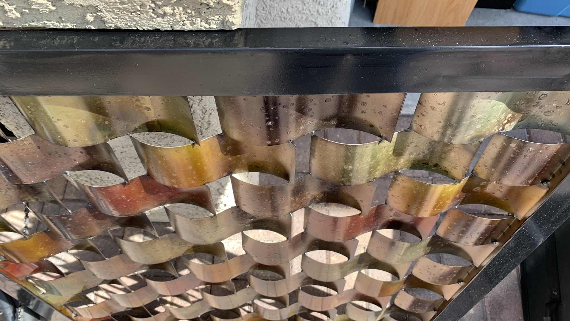 Photo 1 of LARGE METAL WALL SCULPTURE