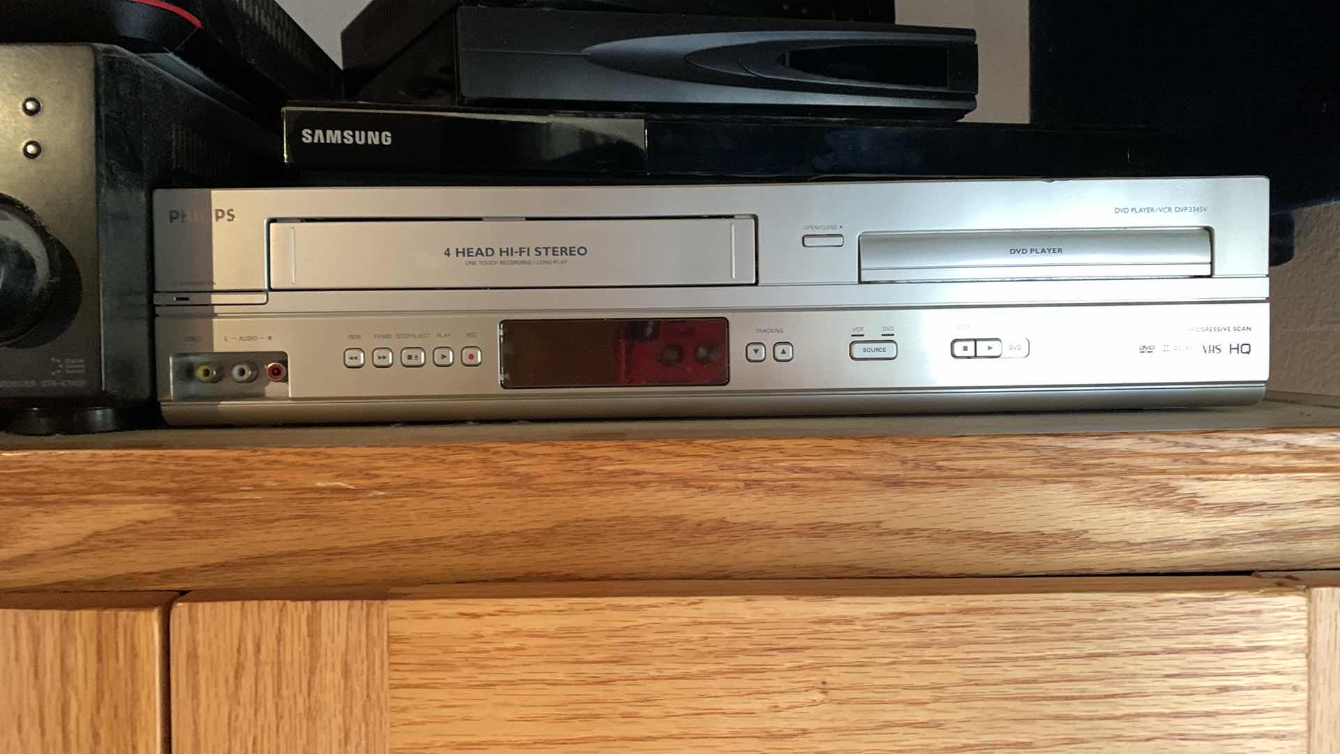 Photo 1 of SONY STERO RECEIVER STR-K740P AND PHILLIPS DVD/VHS PLAYER