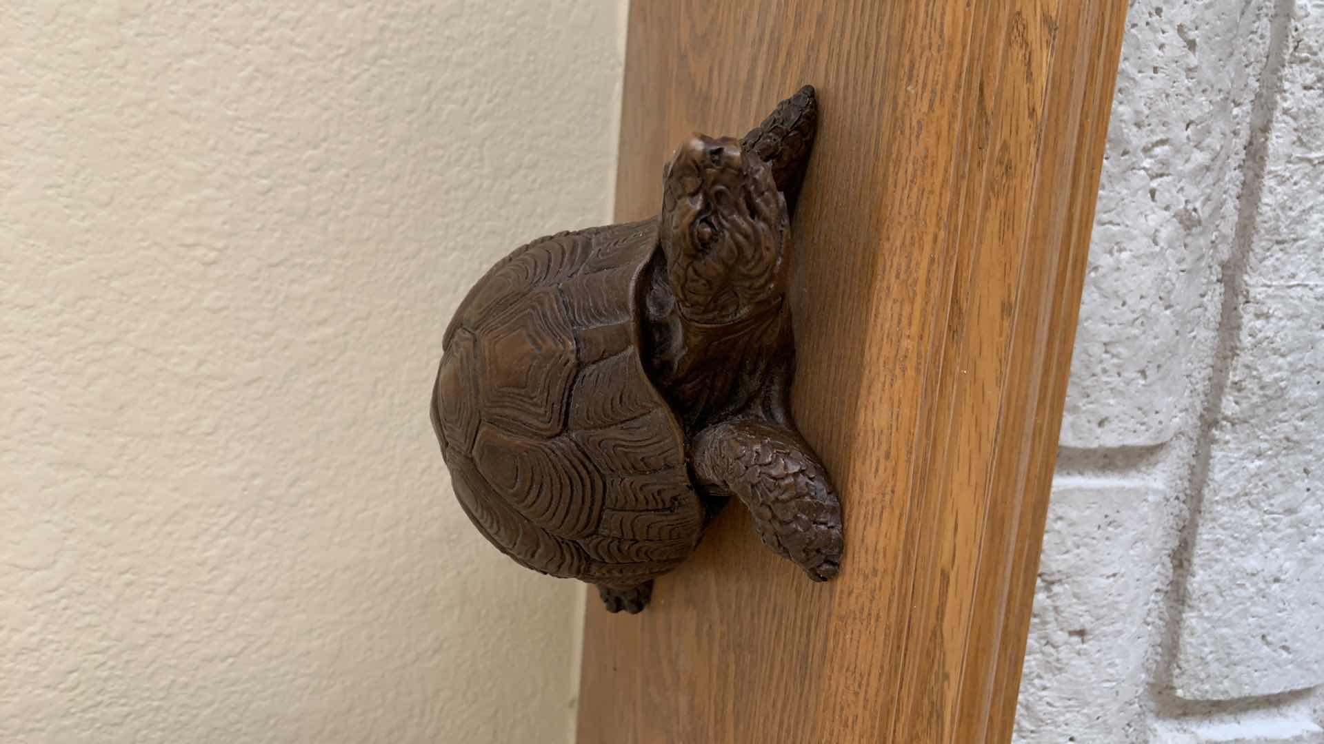 Photo 1 of LAND TURTLE SCULPTURE, 7” RESIN
,