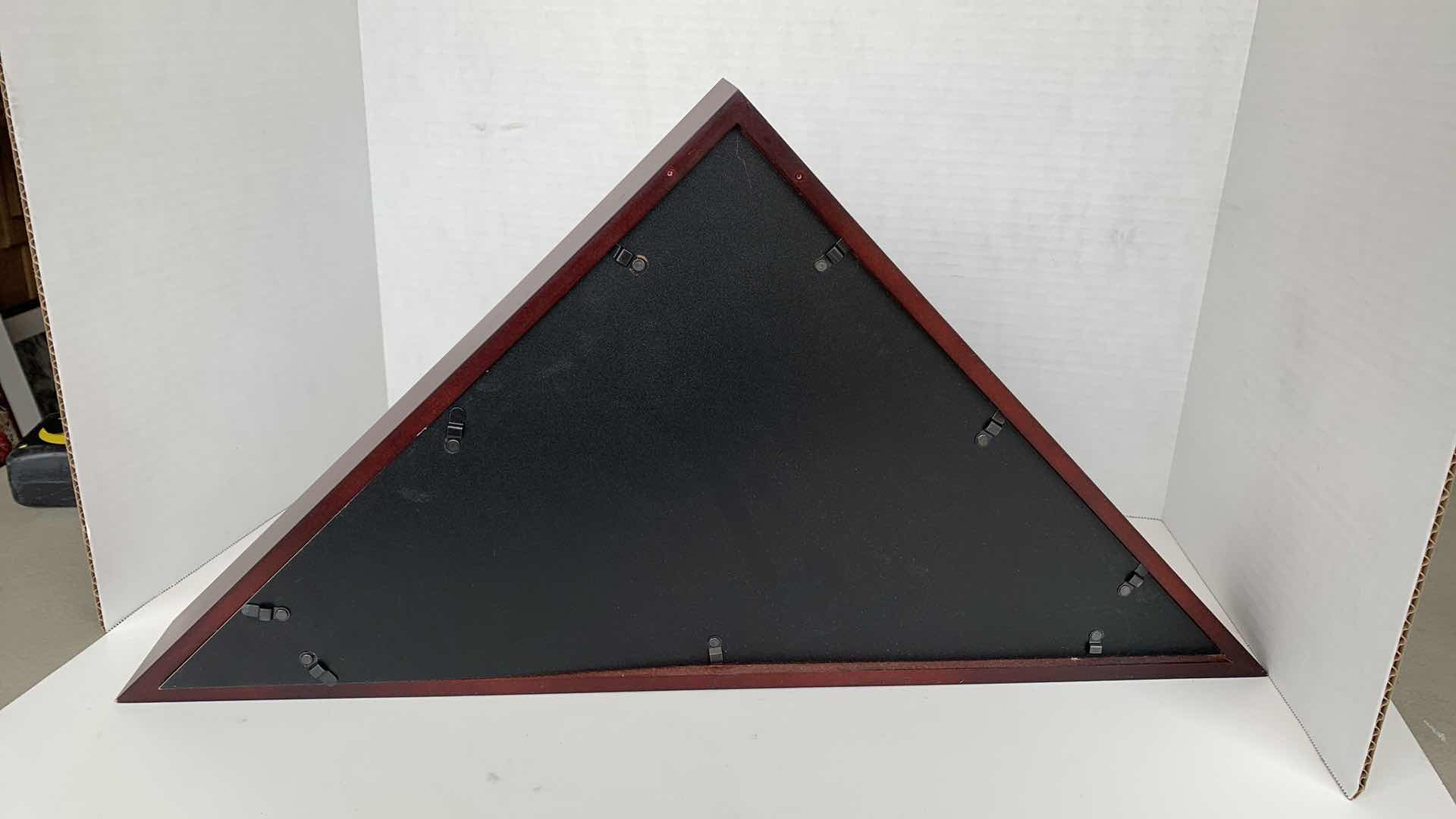 Photo 1 of HONORARY AMERICAN FLAG IN ROSEWOOD BOX 12”x 24”