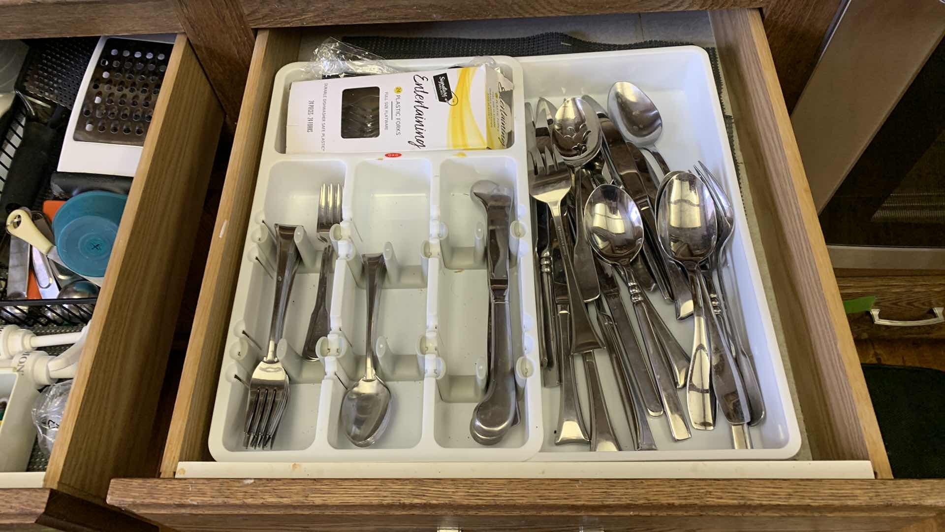 Photo 1 of CONTENTS OF 2 KITCHEN DRAWERS