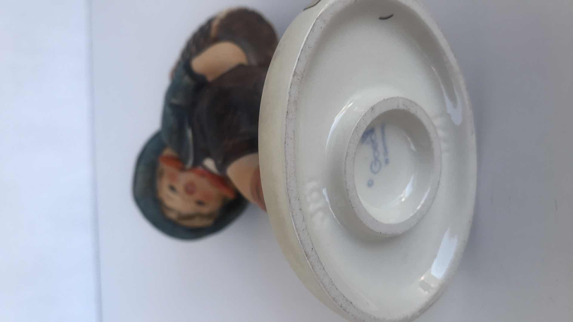 Photo 1 of HUMMEL BOY WITH WALKING STICK AND BASKET ON BACK