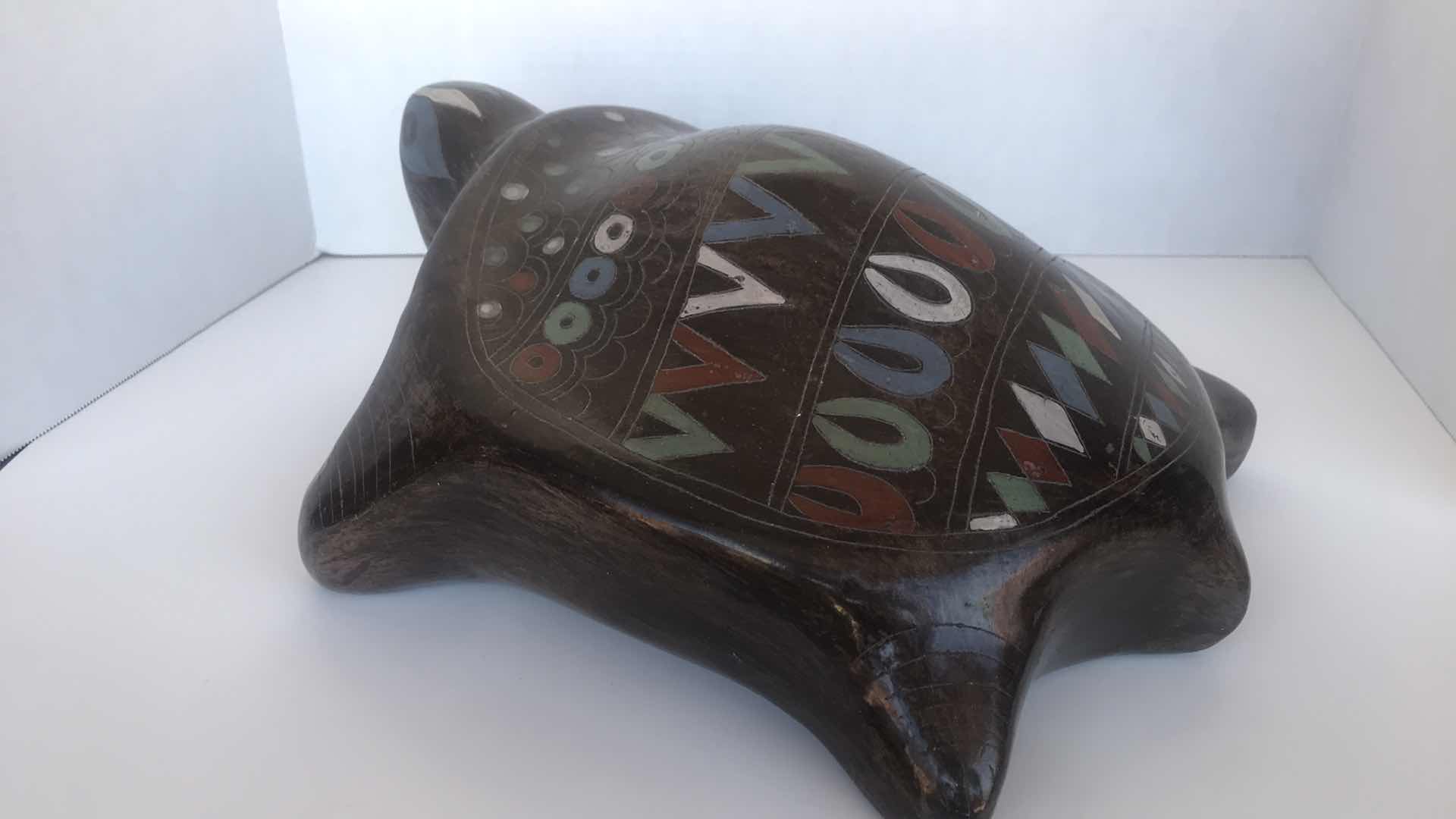 Photo 1 of C. REVERA MADE IN MEXICO, CERAMIC TURTLE, 16” NOSE TO TAIL