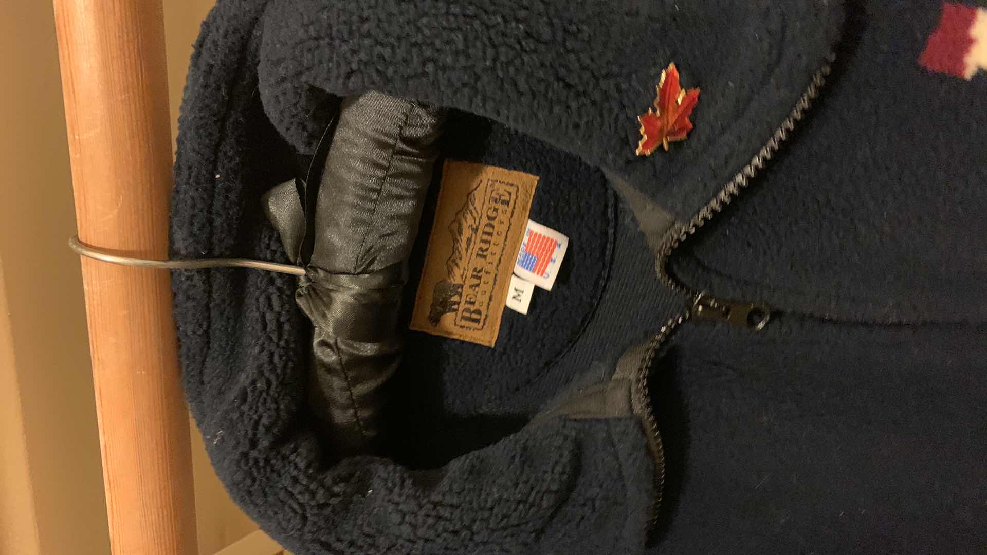 Photo 1 of BEAR RIDGE WOMENS USA FLEECE SIZE MEDIUM