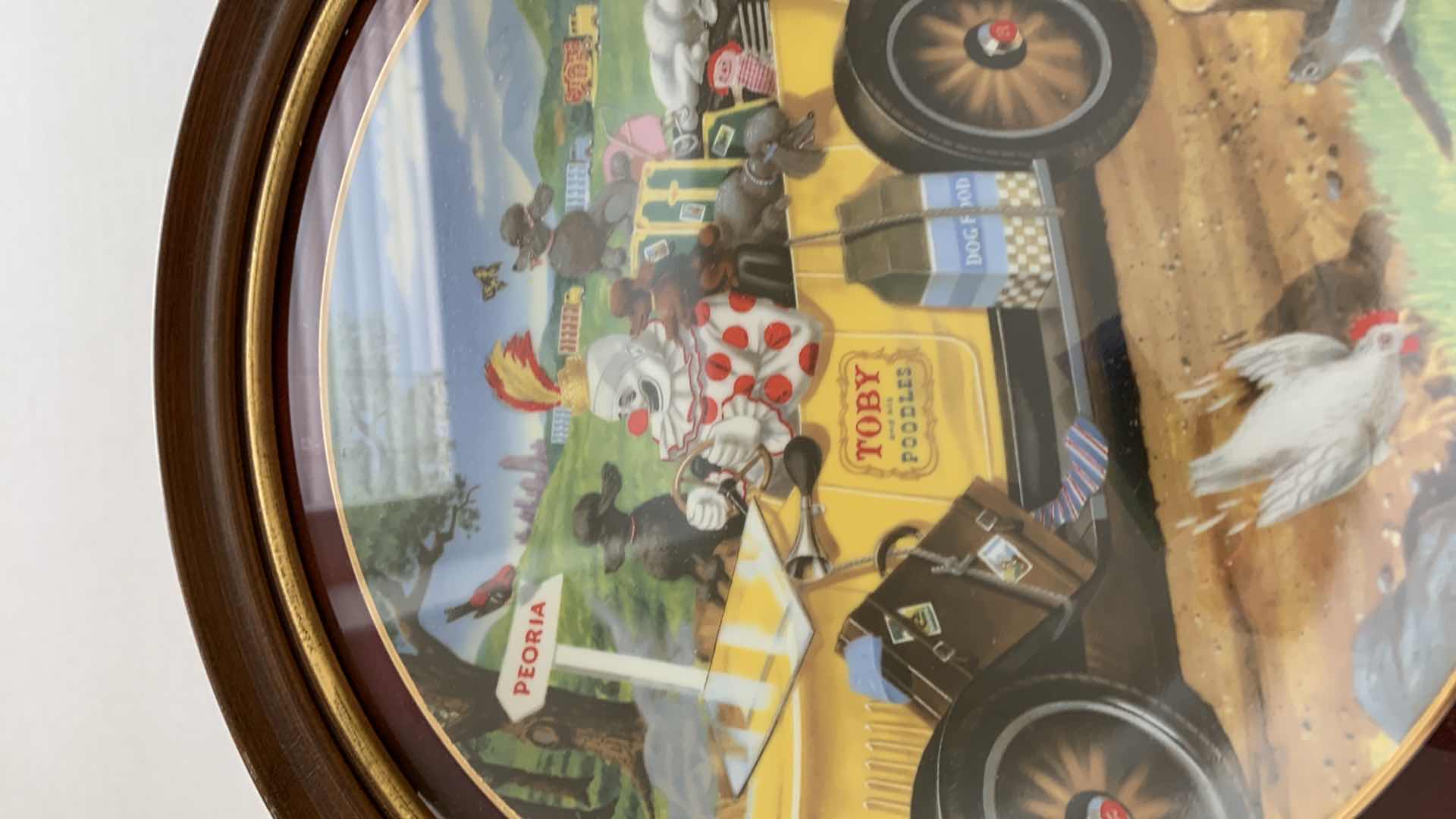 Photo 1 of “WILL IT PLAY IN PEORIA” RON LEE CARNIVAL OF CLOWNS LIMITED EDITION PLATE13” CIRCUMFERENCE