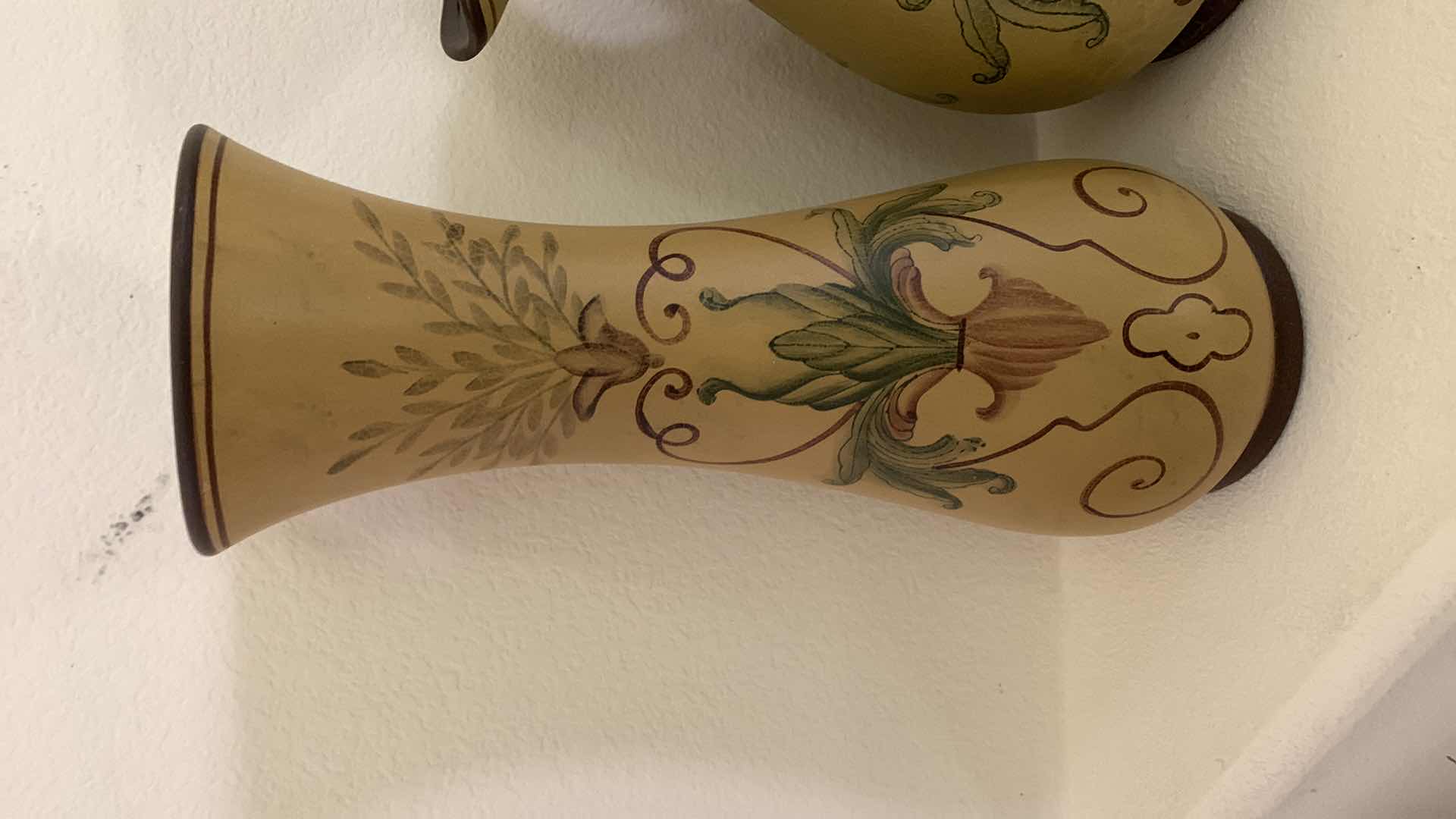 Photo 1 of 2-POTTERY CONTAINERS TALLEST IS 18”