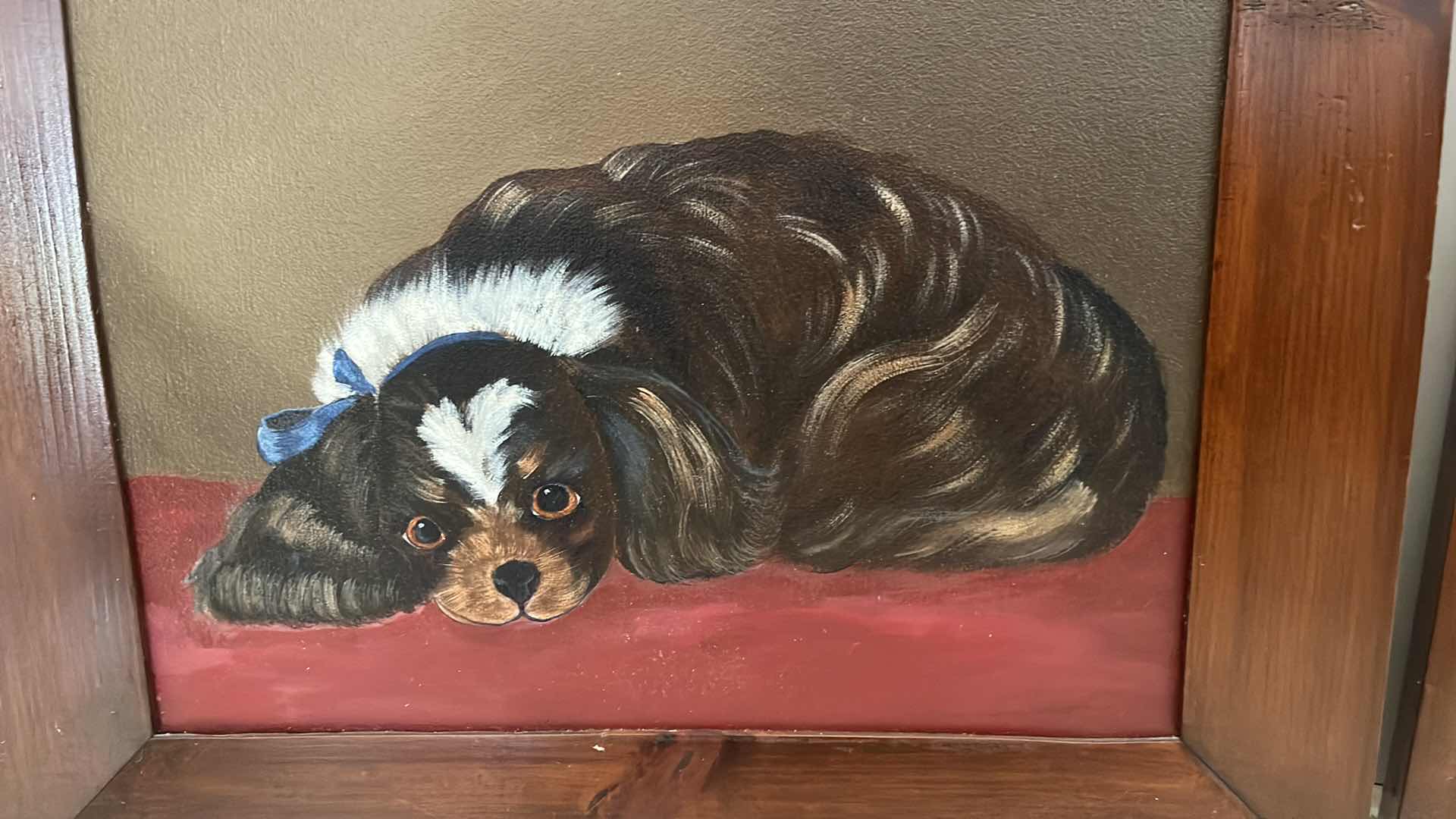 Photo 2 of 2-PAIR OF KING CHARLES SPANIEL PORTRAITS, 15”X18”