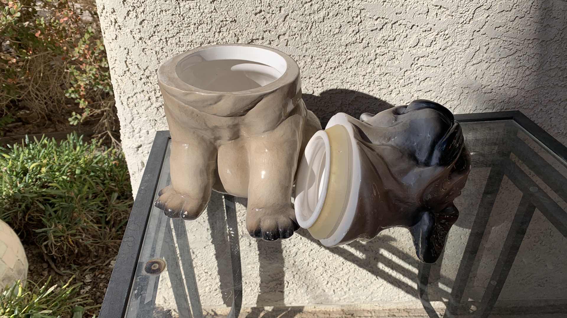 Photo 3 of PUG DOG COOKIE JAR 11” TALL